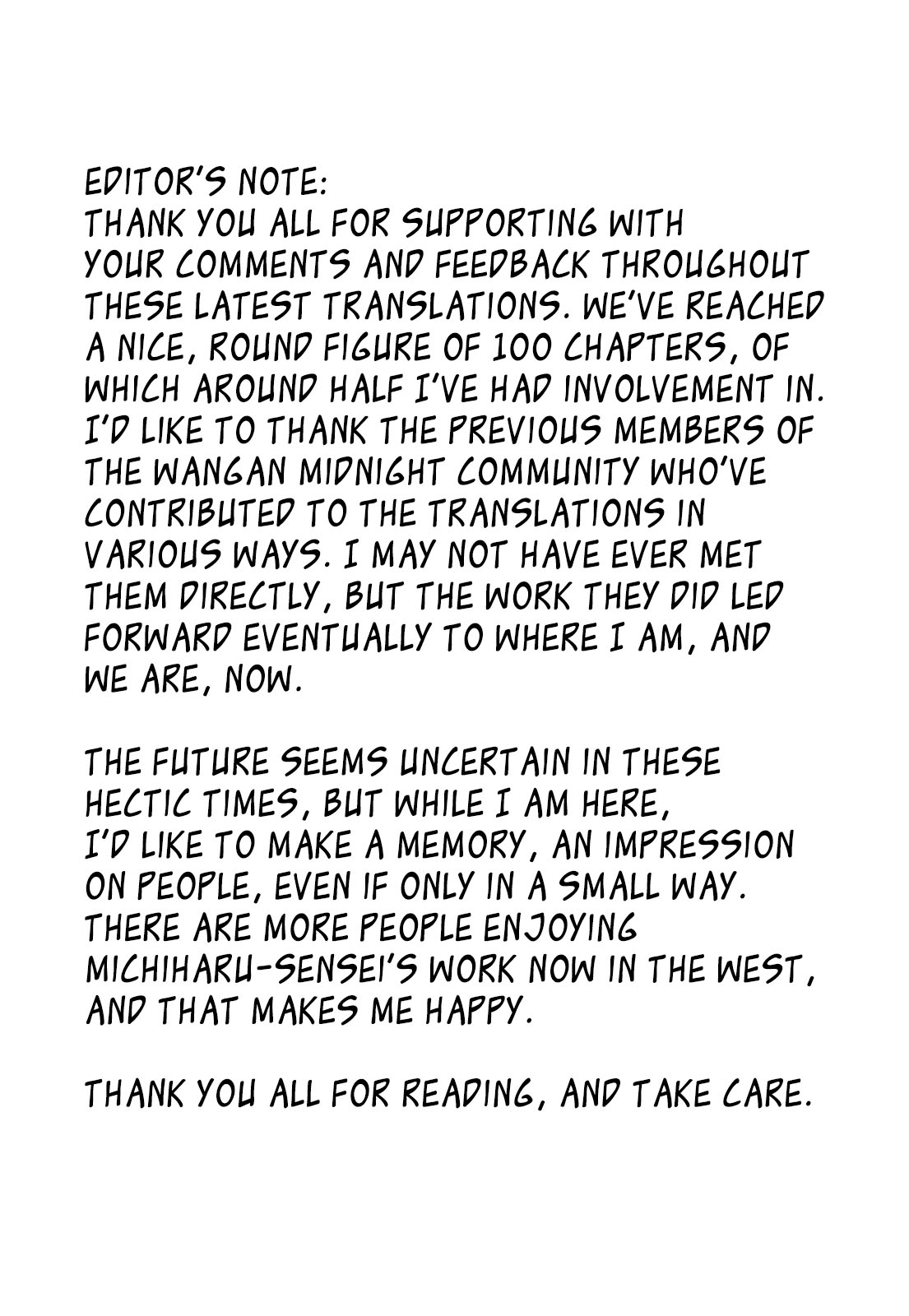 Halaman dari Wangan Midnight Chapter 100