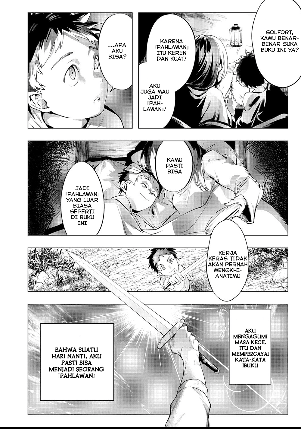 Shura Youjo no Eiyuutan: Hanpamono to Iwareta Youhei, Youjo ni Tensei shite Nariagaru Chapter 1 - halaman 5