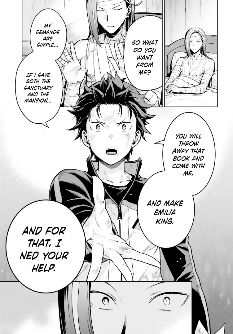 Halaman dari Re:Zero kara Hajimeru Isekai Seikatsu: Dai 4-shou—Seiiki to Gouyoku no Majo Chapter 41