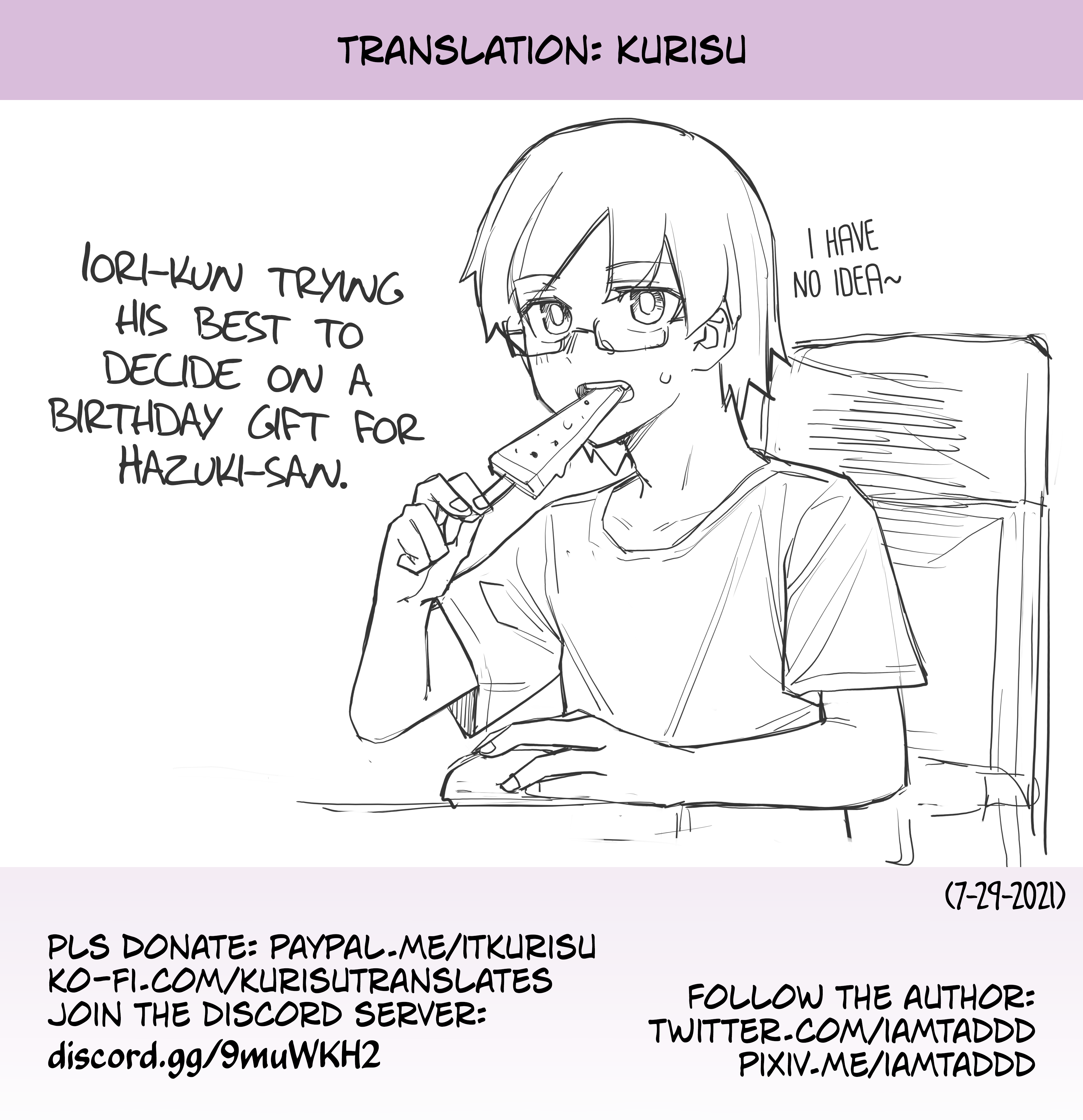 Halaman dari Ikemen Joshi to Josou Danshi Chapter 52