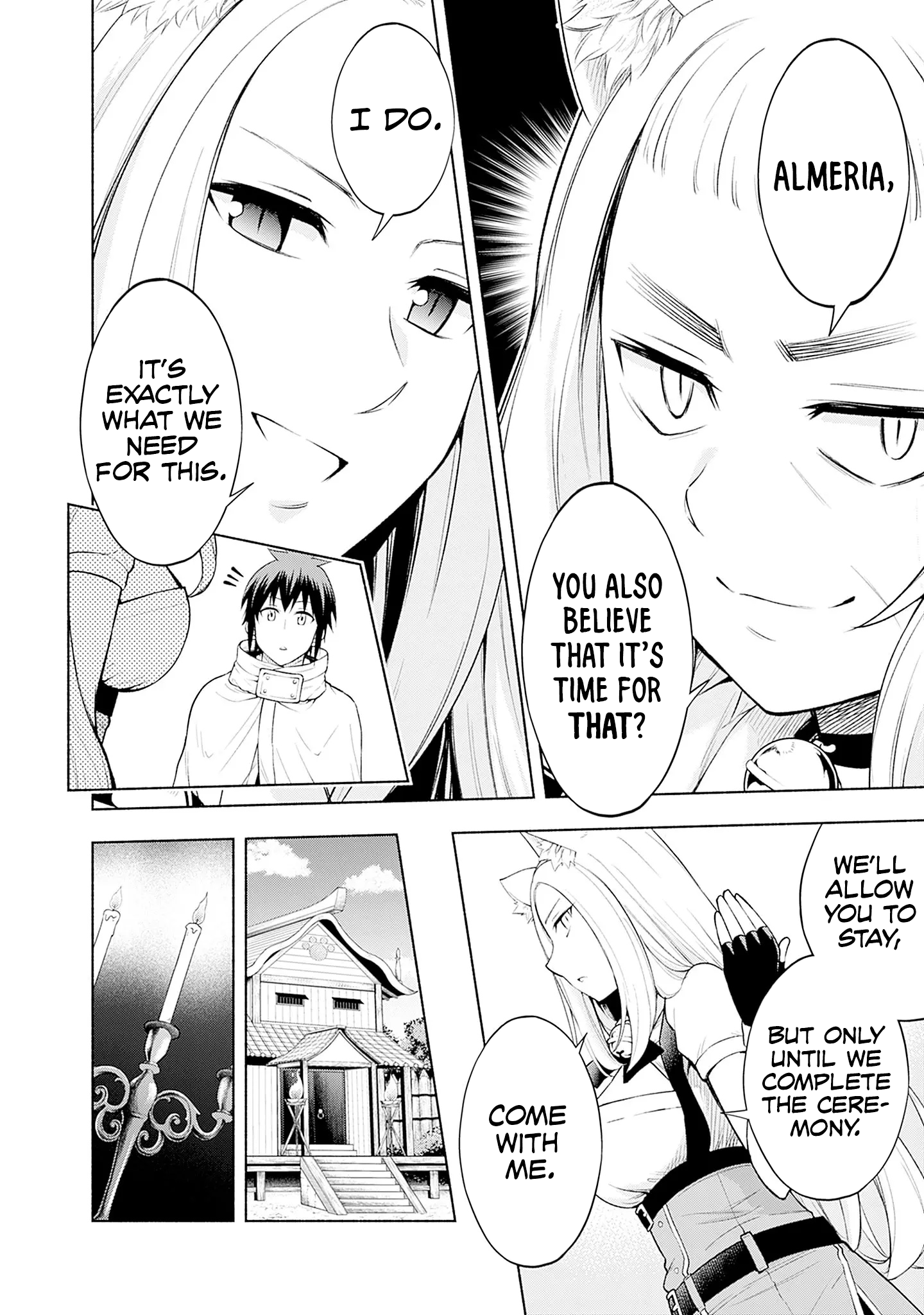 Halaman dari Eroge no Sekai de Slow Life ~Issho ni Isekai Teni shitekita Yarisaa no Daigakusei-tachi ni Tsuihou sareta node, Henkyou de Muteki ni Natte Shin no Heroine-tachi to Yoroshiku Yarimasu~ Chapter 4