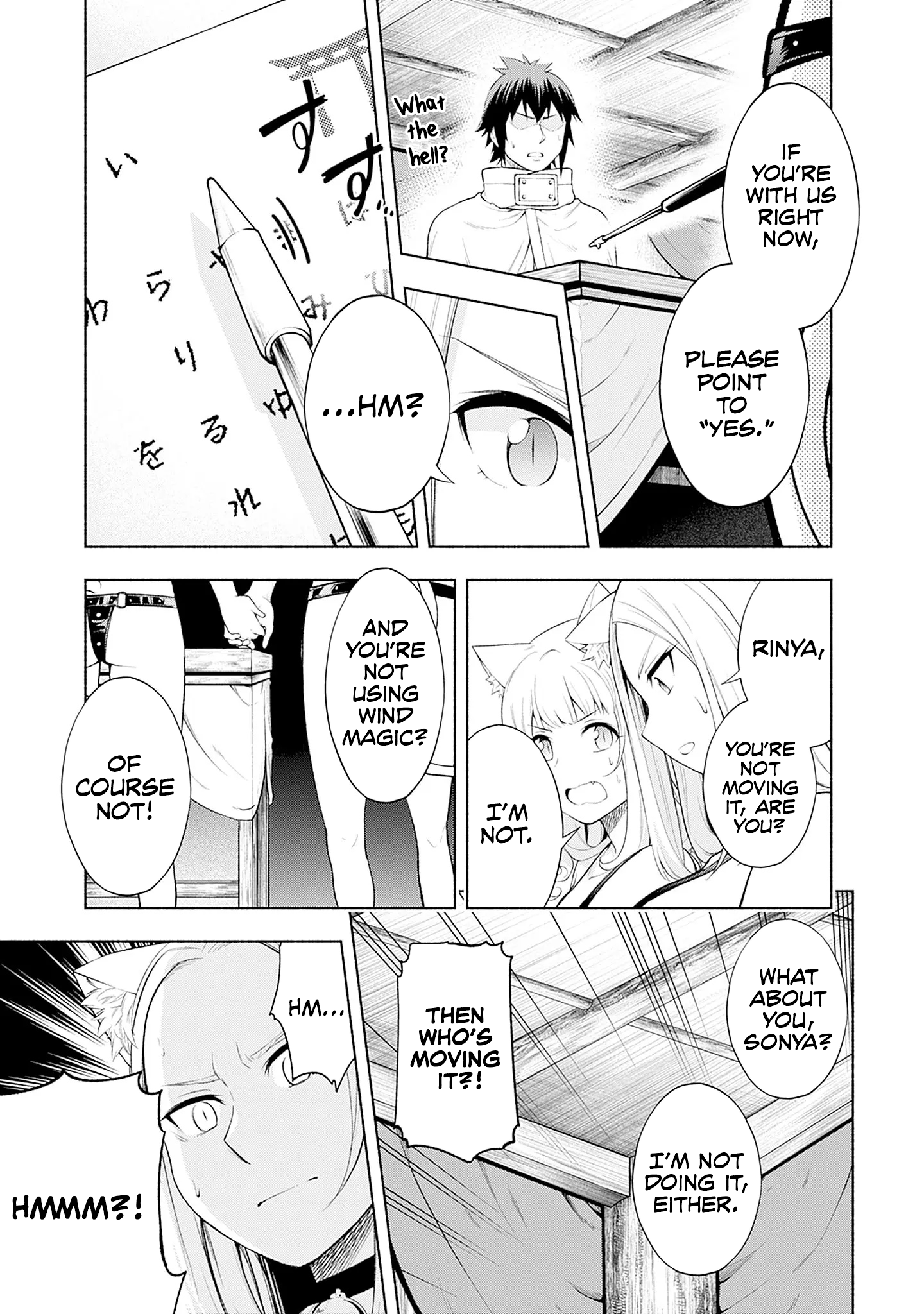 Halaman dari Eroge no Sekai de Slow Life ~Issho ni Isekai Teni shitekita Yarisaa no Daigakusei-tachi ni Tsuihou sareta node, Henkyou de Muteki ni Natte Shin no Heroine-tachi to Yoroshiku Yarimasu~ Chapter 4