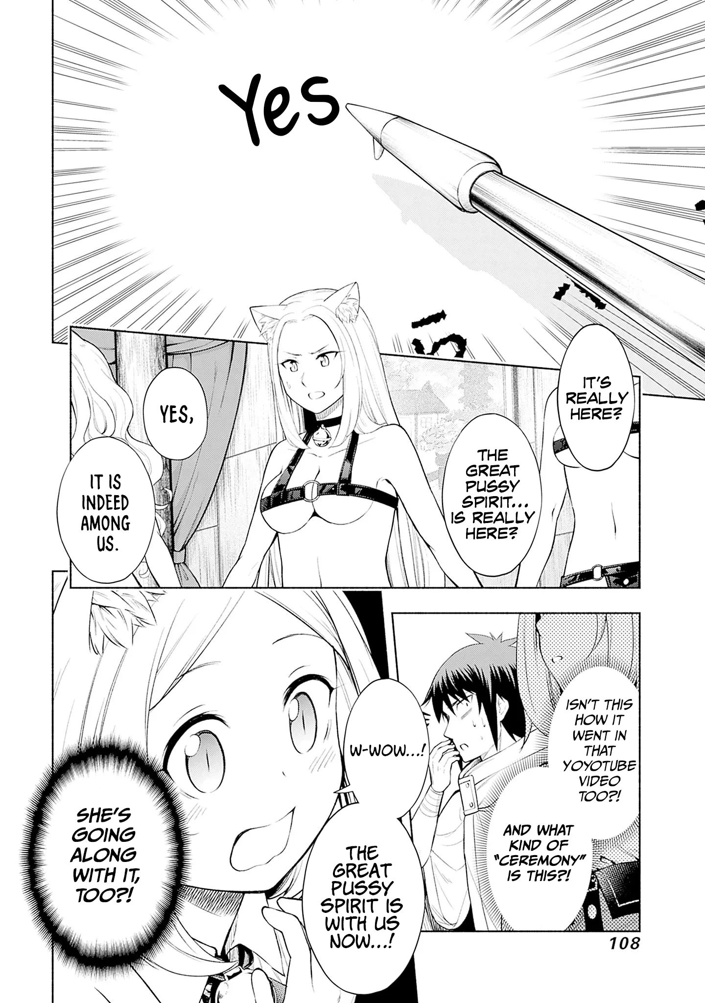 Halaman dari Eroge no Sekai de Slow Life ~Issho ni Isekai Teni shitekita Yarisaa no Daigakusei-tachi ni Tsuihou sareta node, Henkyou de Muteki ni Natte Shin no Heroine-tachi to Yoroshiku Yarimasu~ Chapter 4
