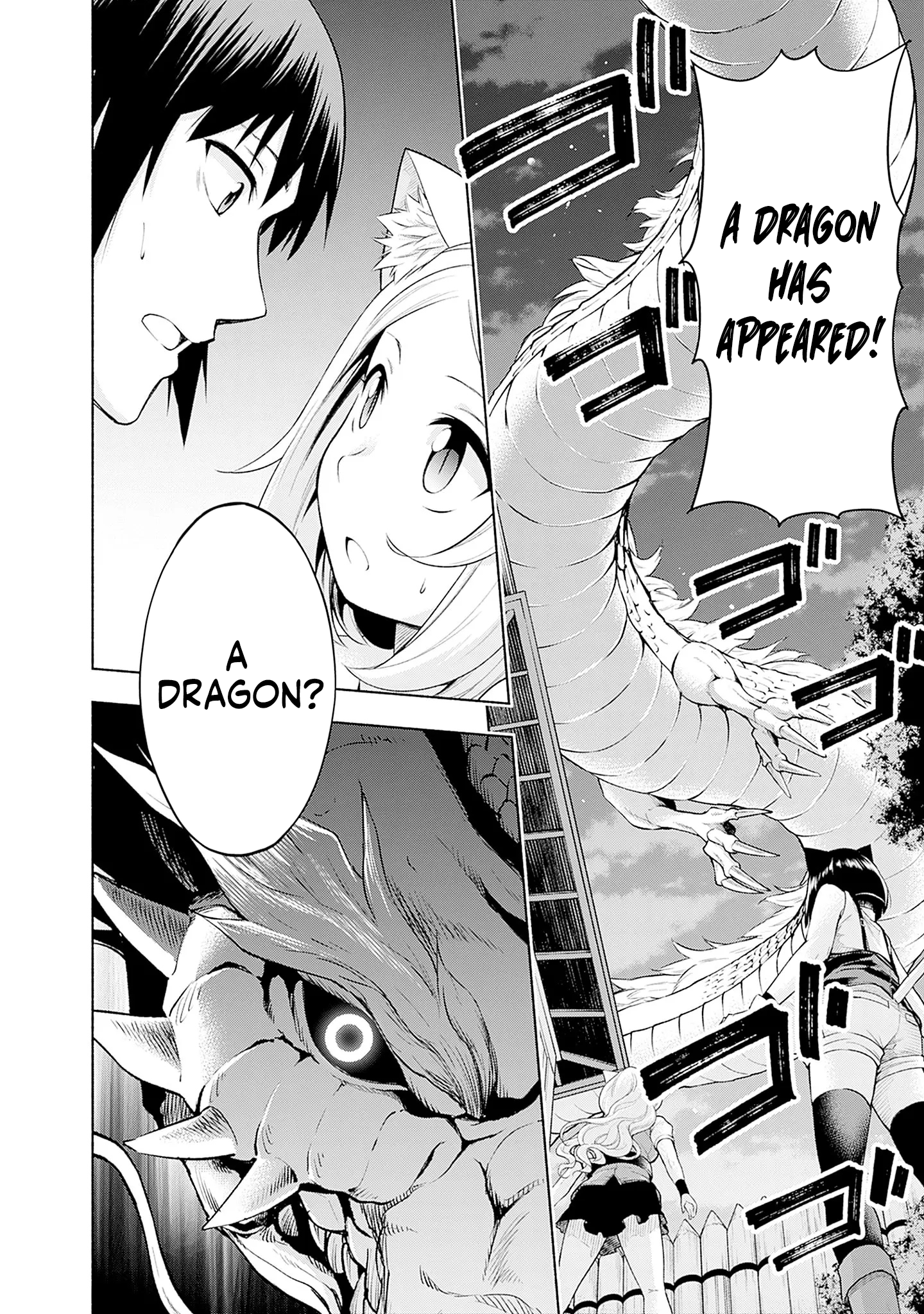 Halaman dari Eroge no Sekai de Slow Life ~Issho ni Isekai Teni shitekita Yarisaa no Daigakusei-tachi ni Tsuihou sareta node, Henkyou de Muteki ni Natte Shin no Heroine-tachi to Yoroshiku Yarimasu~ Chapter 4