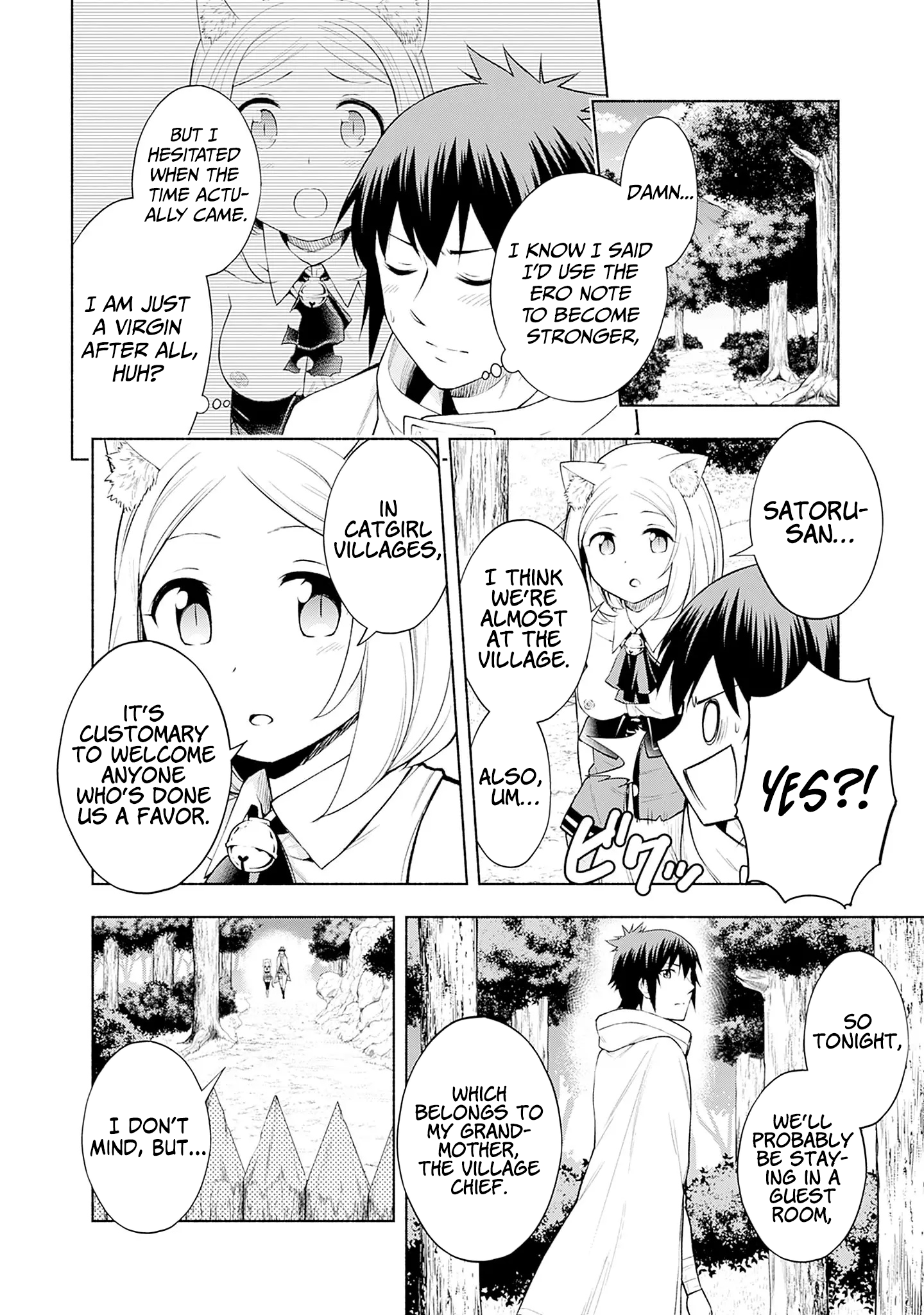 Halaman dari Eroge no Sekai de Slow Life ~Issho ni Isekai Teni shitekita Yarisaa no Daigakusei-tachi ni Tsuihou sareta node, Henkyou de Muteki ni Natte Shin no Heroine-tachi to Yoroshiku Yarimasu~ Chapter 4
