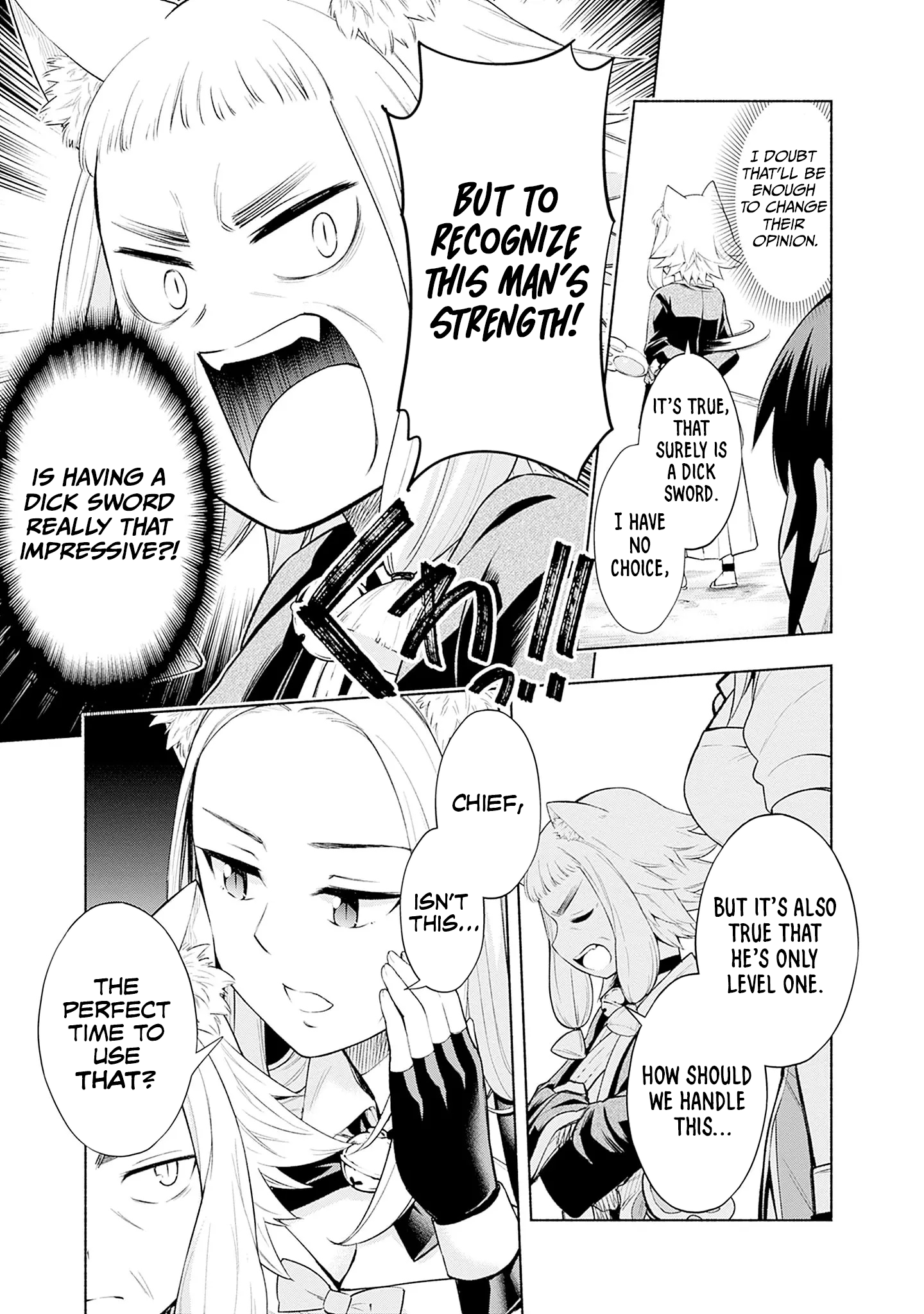 Halaman dari Eroge no Sekai de Slow Life ~Issho ni Isekai Teni shitekita Yarisaa no Daigakusei-tachi ni Tsuihou sareta node, Henkyou de Muteki ni Natte Shin no Heroine-tachi to Yoroshiku Yarimasu~ Chapter 4