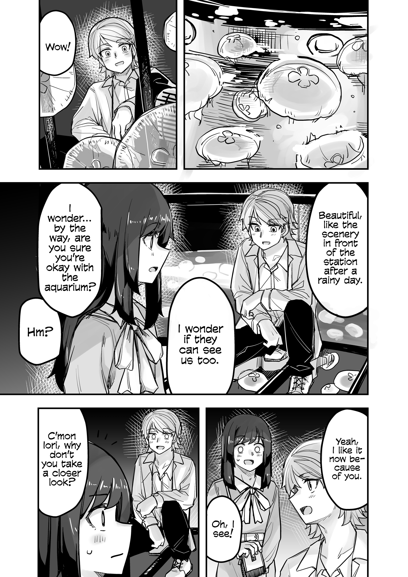 Halaman dari Ikemen Joshi to Josou Danshi Chapter 76