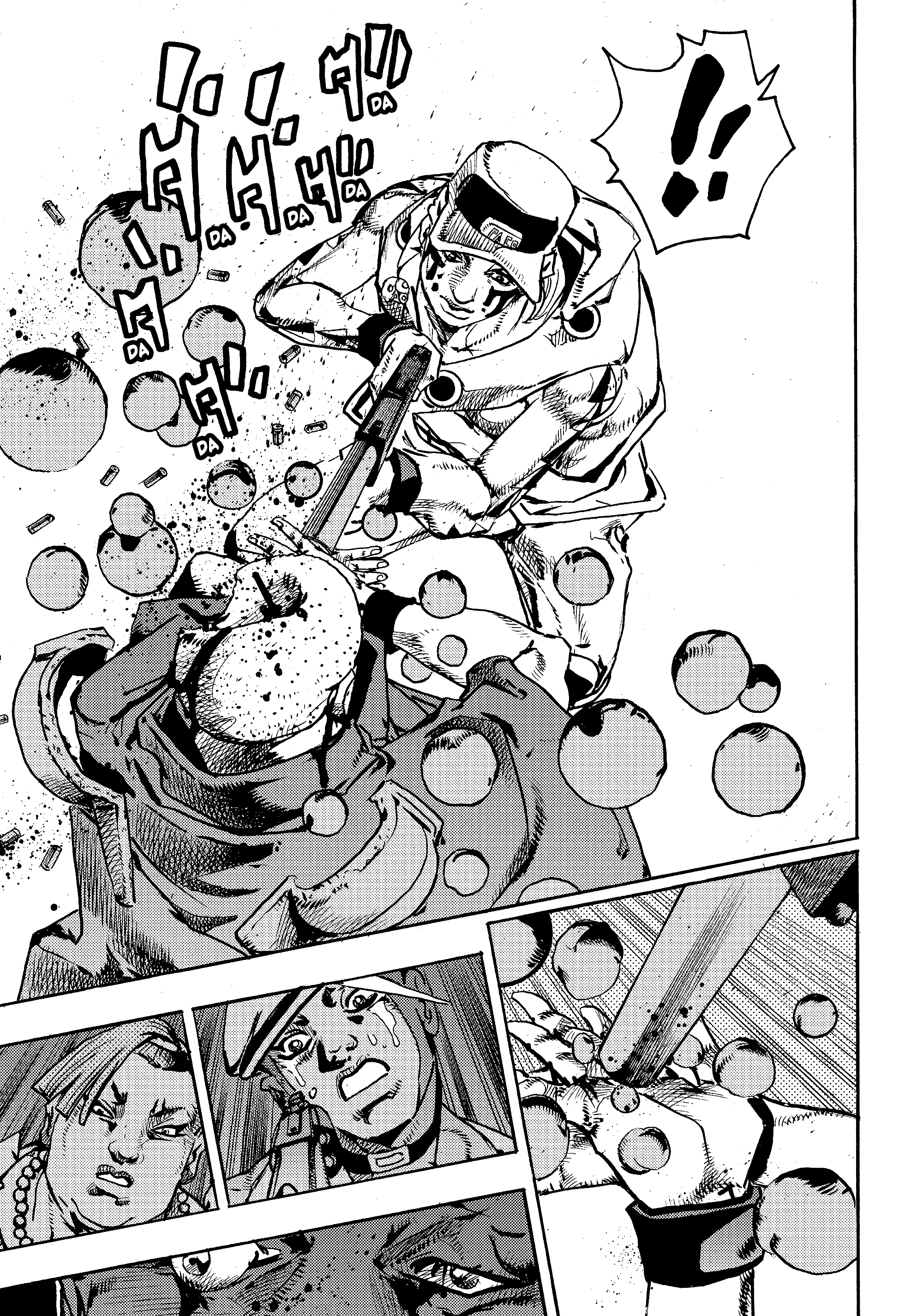 Halaman dari JoJo's Bizarre Adventure, Part 9:  The JOJOLands Chapter 26