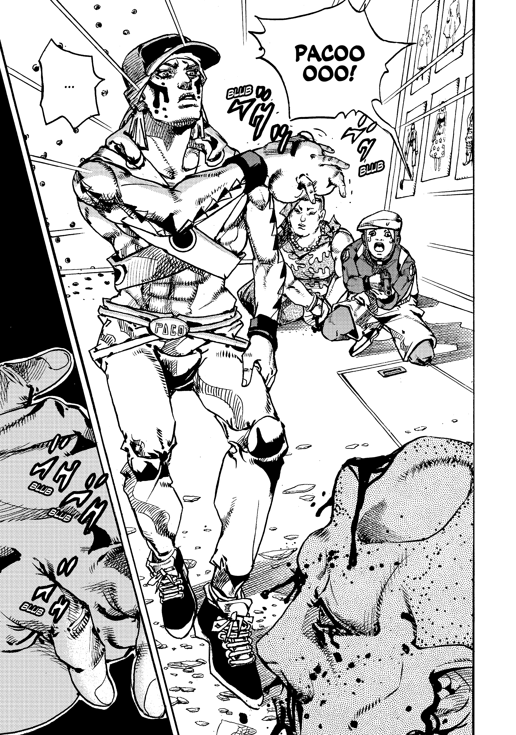 Halaman dari JoJo's Bizarre Adventure, Part 9:  The JOJOLands Chapter 26