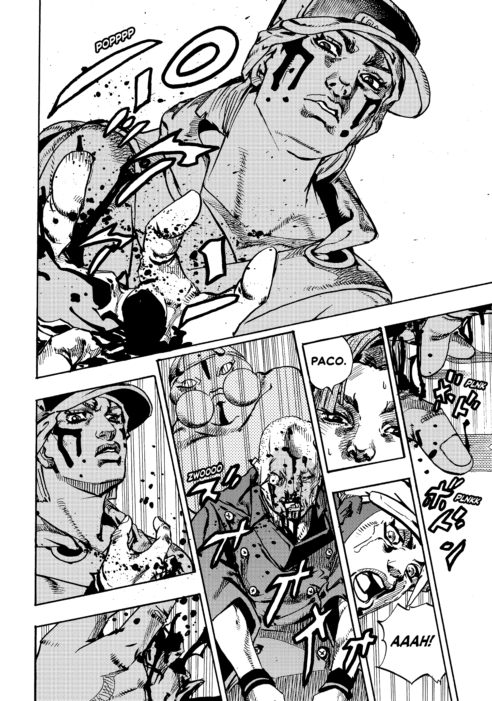Halaman dari JoJo's Bizarre Adventure, Part 9:  The JOJOLands Chapter 26
