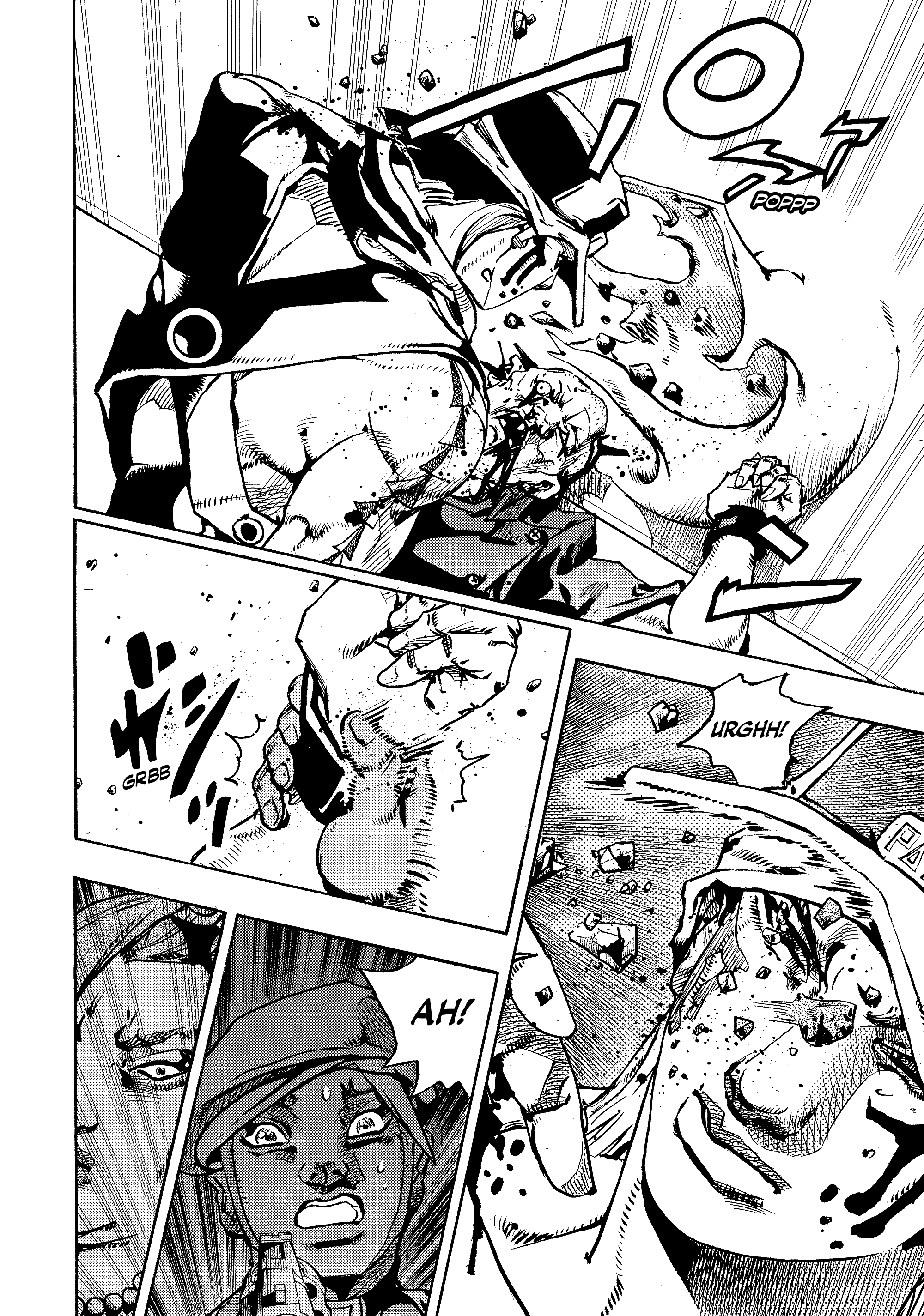Halaman dari JoJo's Bizarre Adventure, Part 9:  The JOJOLands Chapter 26