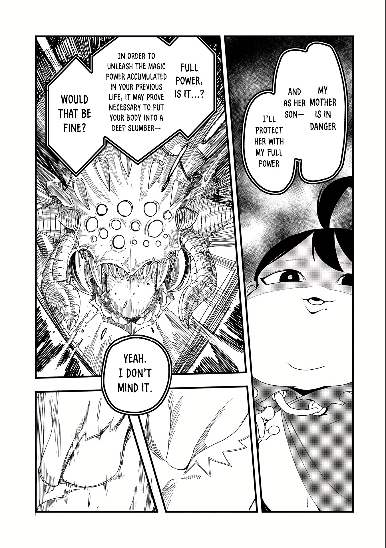 Halaman dari Umareta Chokugo ni Suterareta kedo, Zensei ga Taikensha datta node Yoyuu de Ikitemasu ~Saikyou Akachan Daibousou~ Chapter 3