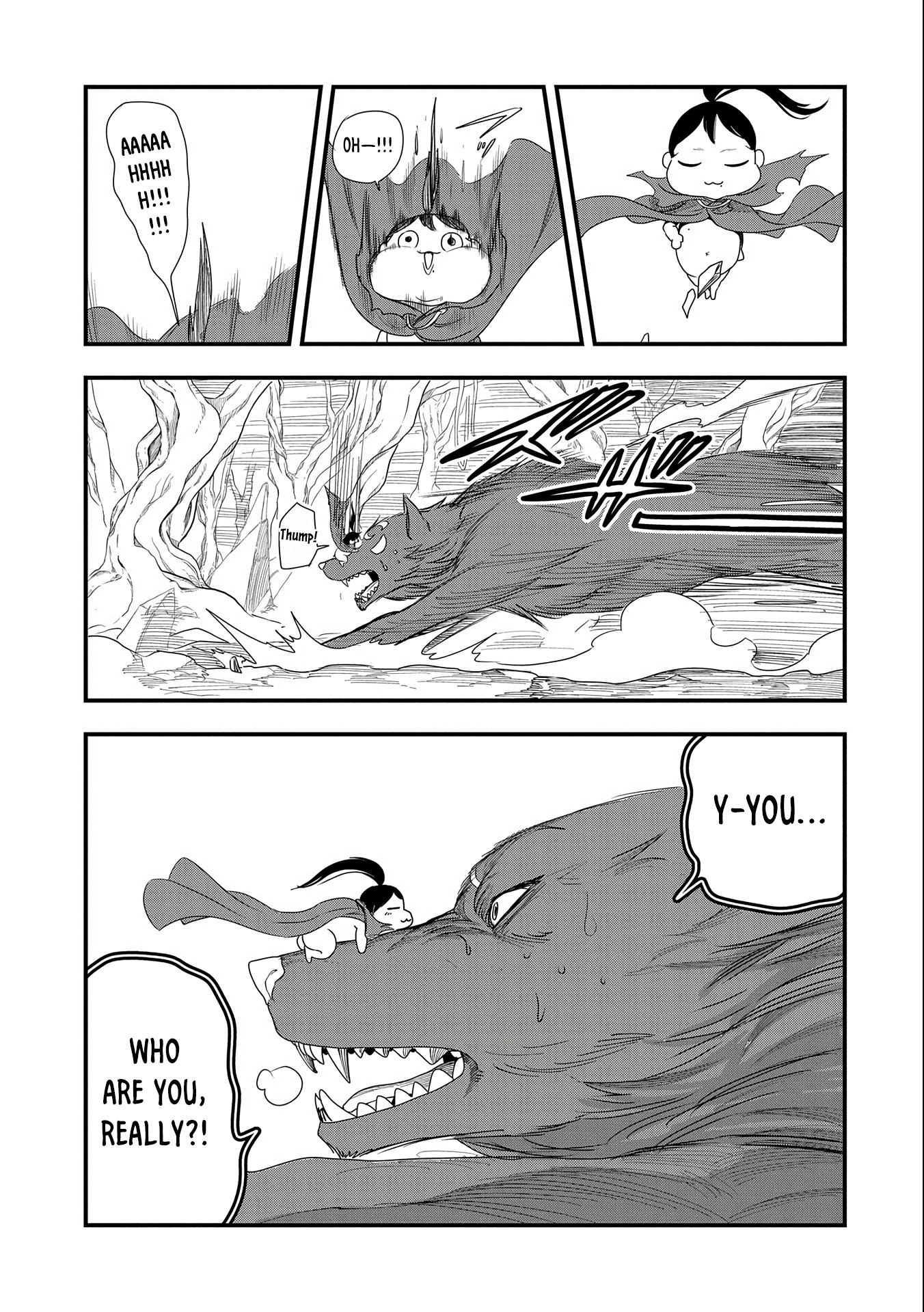 Halaman dari Umareta Chokugo ni Suterareta kedo, Zensei ga Taikensha datta node Yoyuu de Ikitemasu ~Saikyou Akachan Daibousou~ Chapter 3