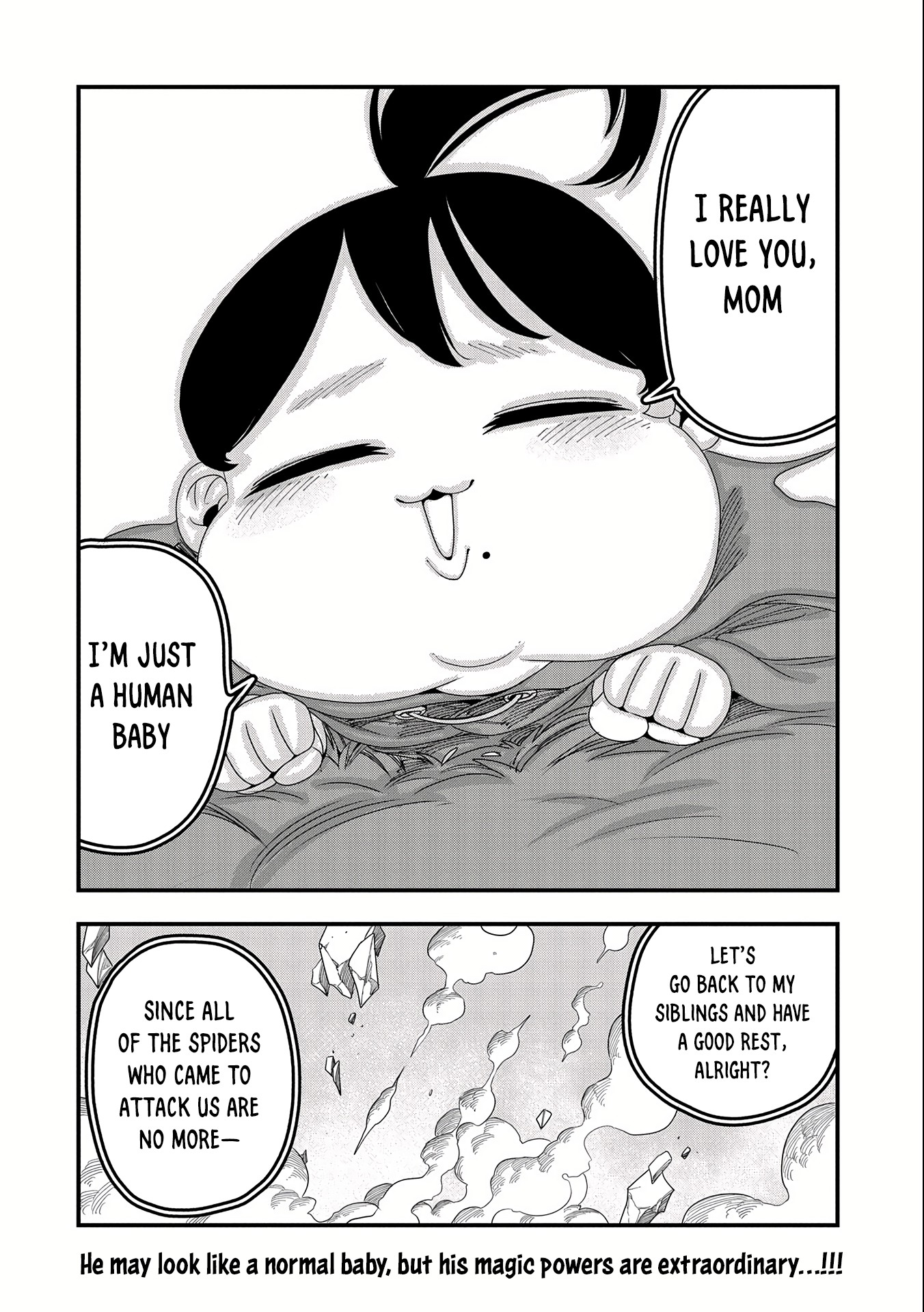 Halaman dari Umareta Chokugo ni Suterareta kedo, Zensei ga Taikensha datta node Yoyuu de Ikitemasu ~Saikyou Akachan Daibousou~ Chapter 3