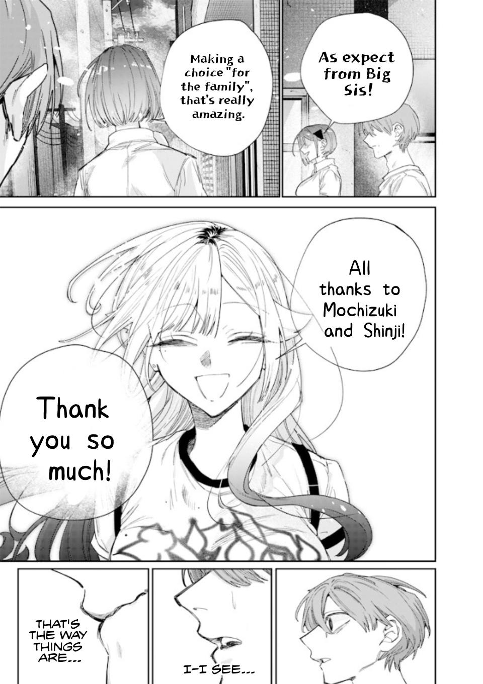 Halaman dari Namaiki na Gal Ane wo Wakaraseru Hanashi Chapter 49