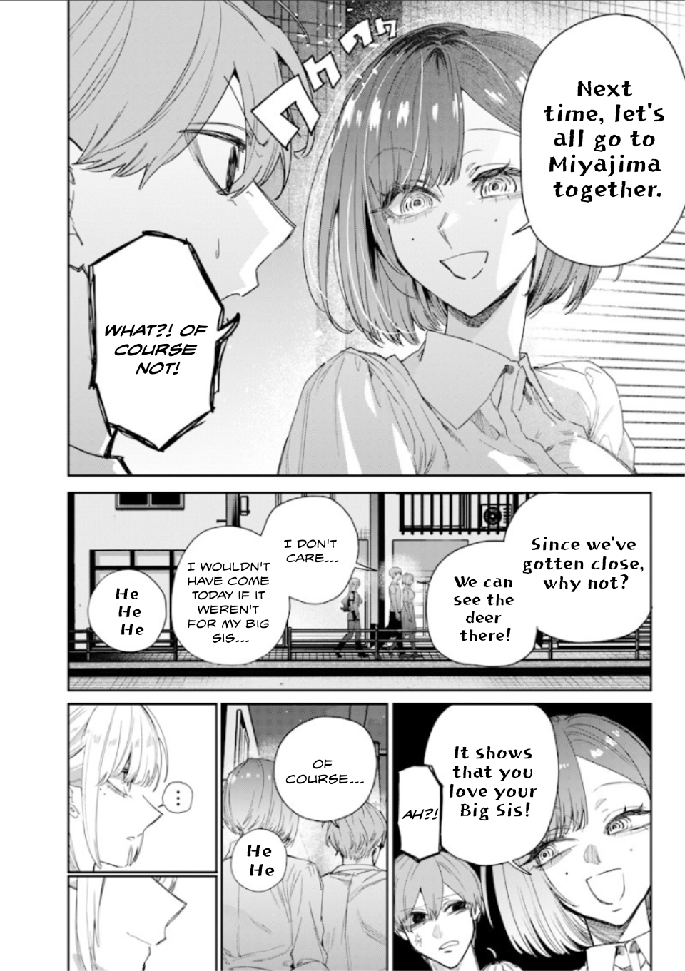 Halaman dari Namaiki na Gal Ane wo Wakaraseru Hanashi Chapter 49