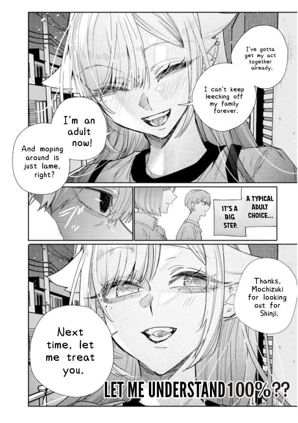 Halaman dari Namaiki na Gal Ane wo Wakaraseru Hanashi Chapter 49