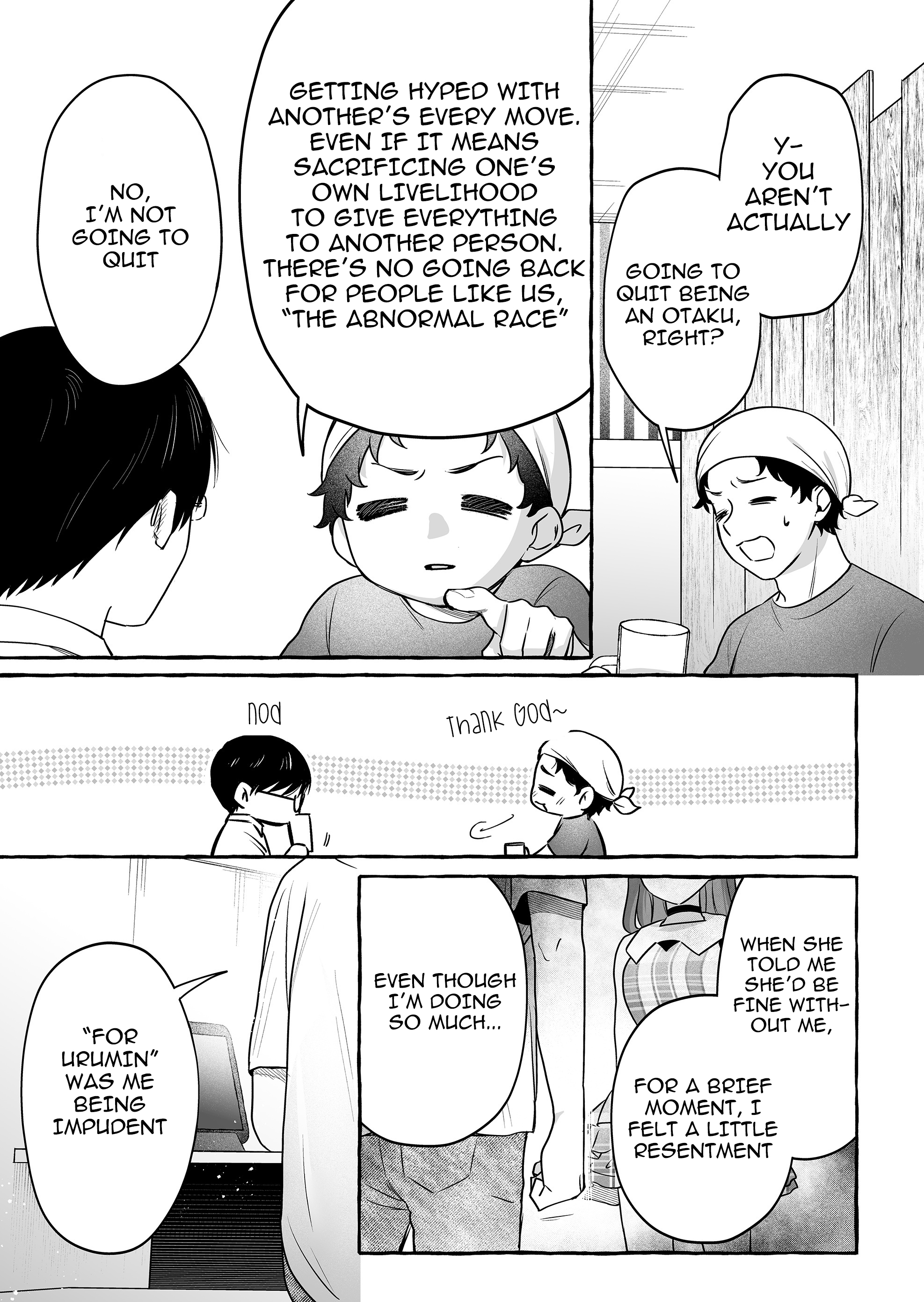 Halaman dari Damedol to Sekai ni Hitori Dake no Fan Chapter 47