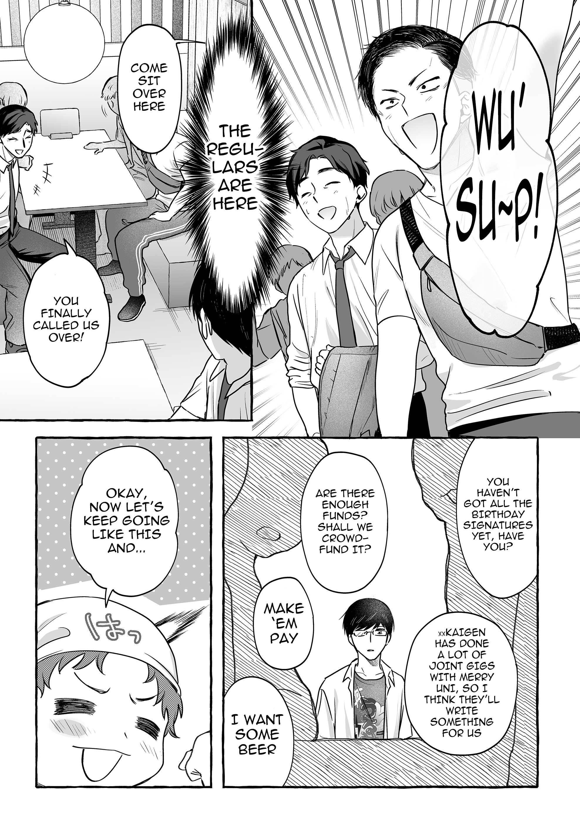 Halaman dari Damedol to Sekai ni Hitori Dake no Fan Chapter 47