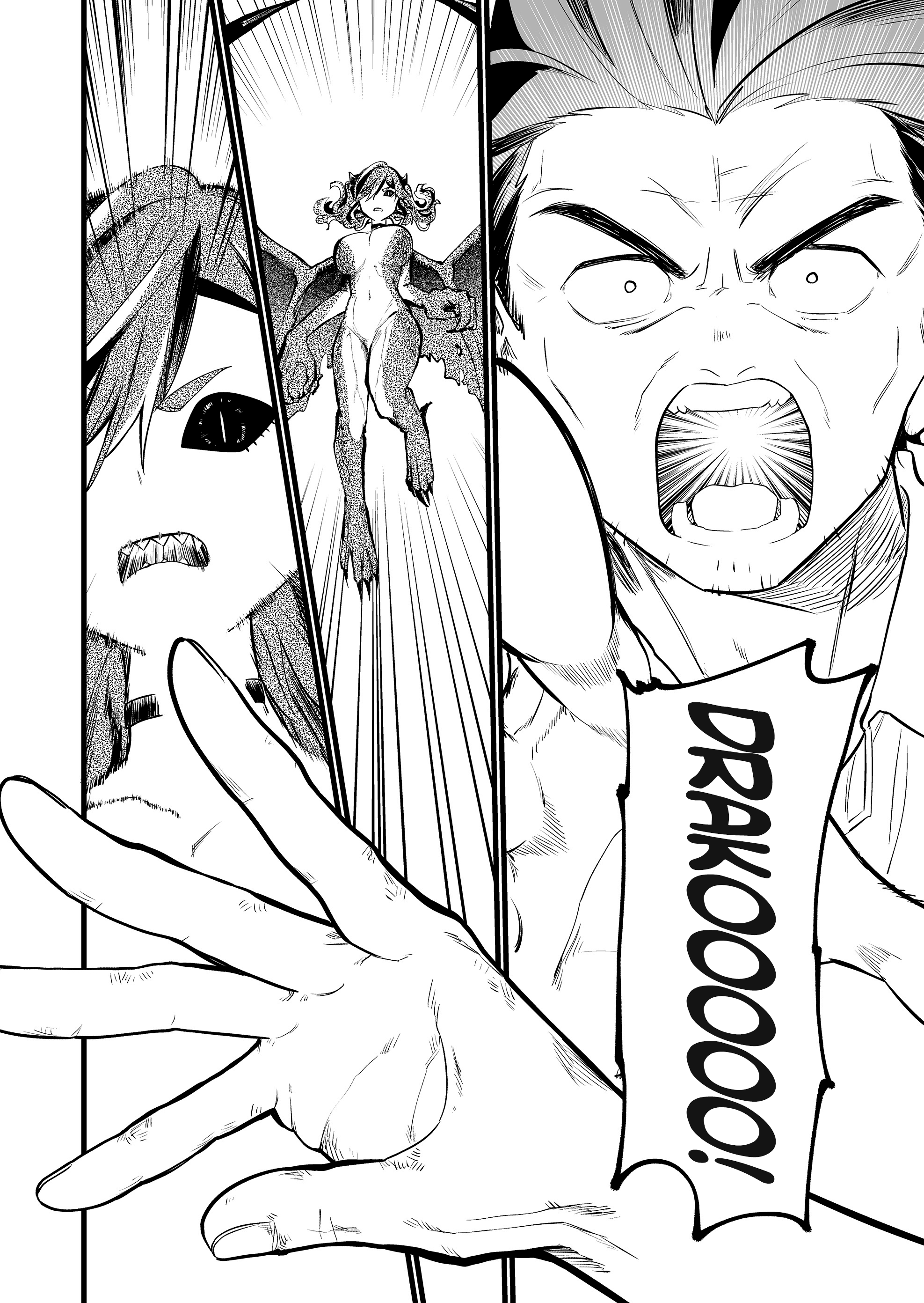 Halaman dari "Ano Toki Tasukete Itadaita Monster Musume desu." Isekai Ossan Kyoushi Totsuzen no Moteki ni Konwaku suru Chapter 40