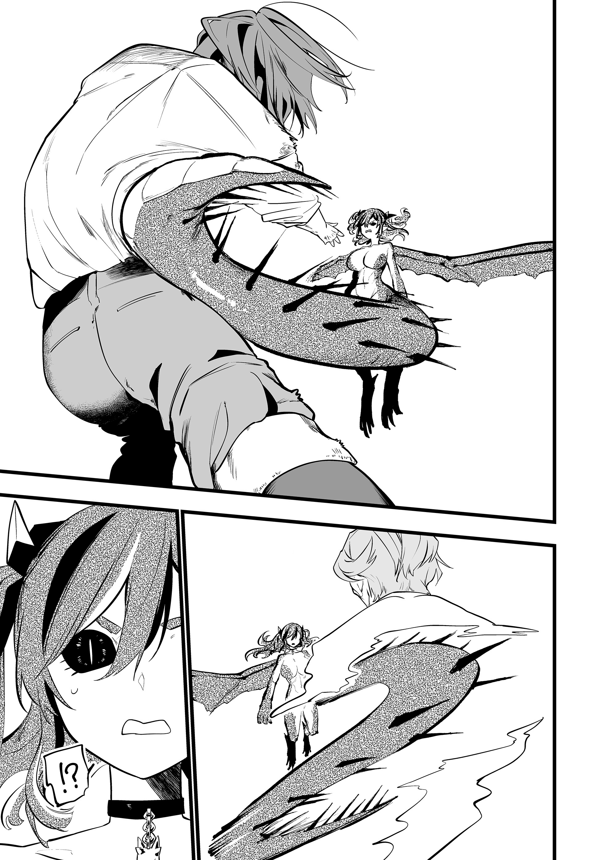 Halaman dari "Ano Toki Tasukete Itadaita Monster Musume desu." Isekai Ossan Kyoushi Totsuzen no Moteki ni Konwaku suru Chapter 40