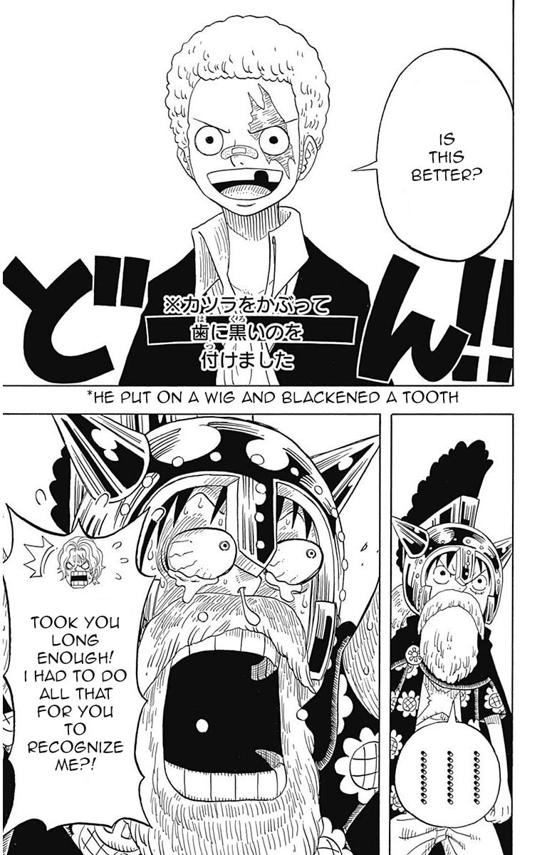 Halaman dari One Piece Party Chapter 3.1