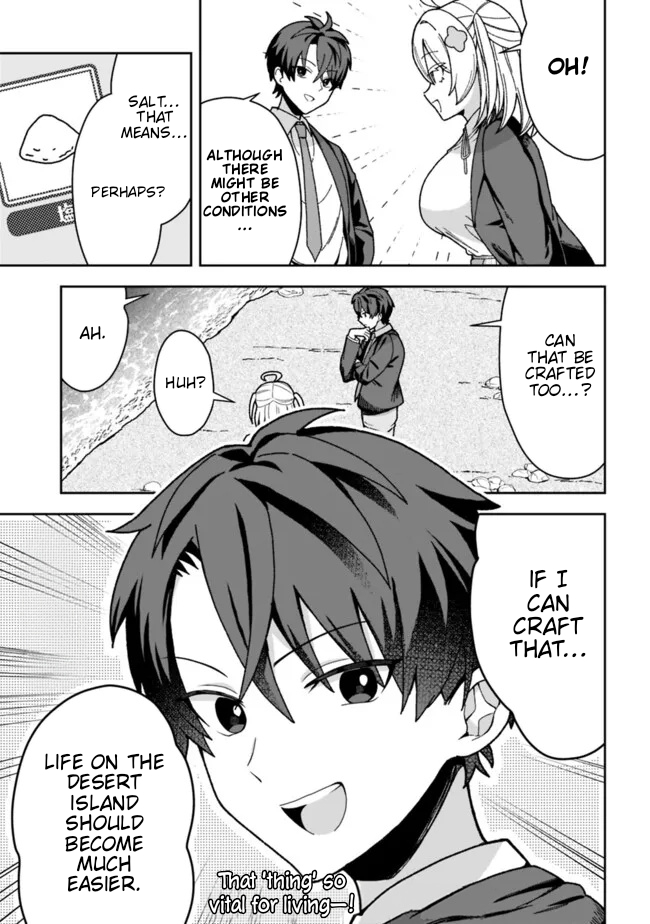 Halaman dari Isekai Rakuraku Mujintou Life: Class Ten'i de Craft Ability o Eranda Ore Dake ga, Bishoujo Tachi to Slow Life o Okureru-ppoi Chapter 1