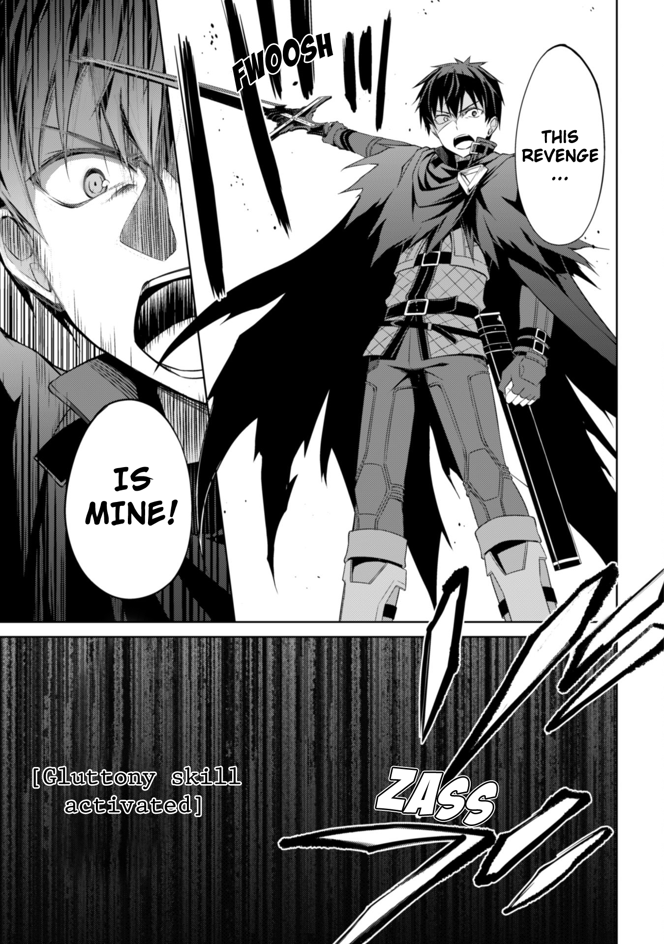 Halaman dari Boushoku no Berserk ~Ore dake Level to Iu Gainen wo Toppa suru~ Chapter 11