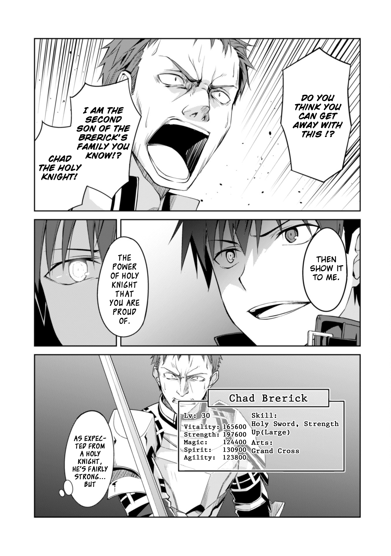 Halaman dari Boushoku no Berserk ~Ore dake Level to Iu Gainen wo Toppa suru~ Chapter 11