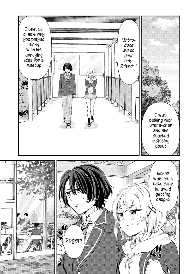 Nee, Mou Isso Tsukiacchau? Osananajimi no Bishoujo ni Tanomarete, Kamofura Kareshi Hajimemashita Chapter 5 Page 9