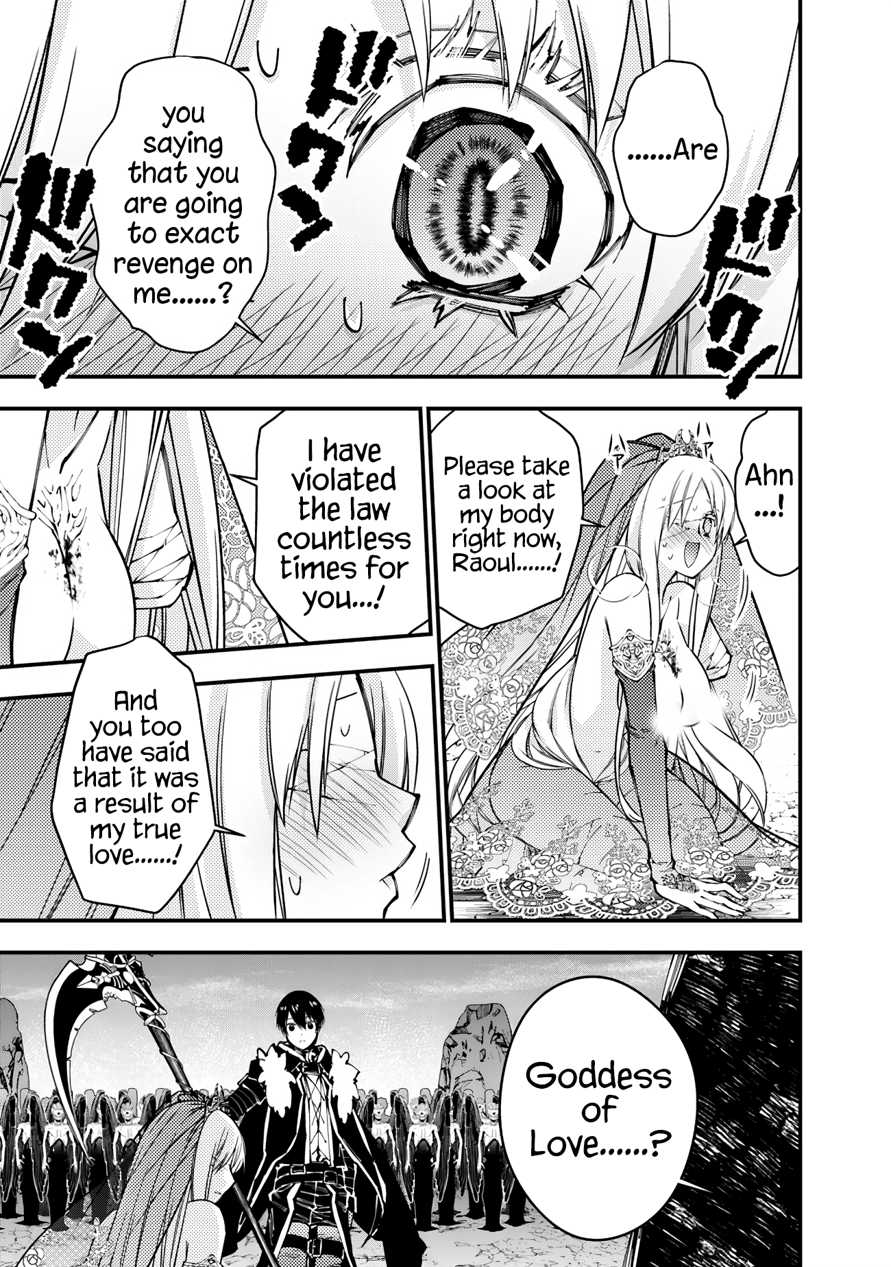Halaman dari Fukushuu o Koinegau Saikyou Yuusha wa, Yami no Chikara de Senmetsu Musou Suru Chapter 80