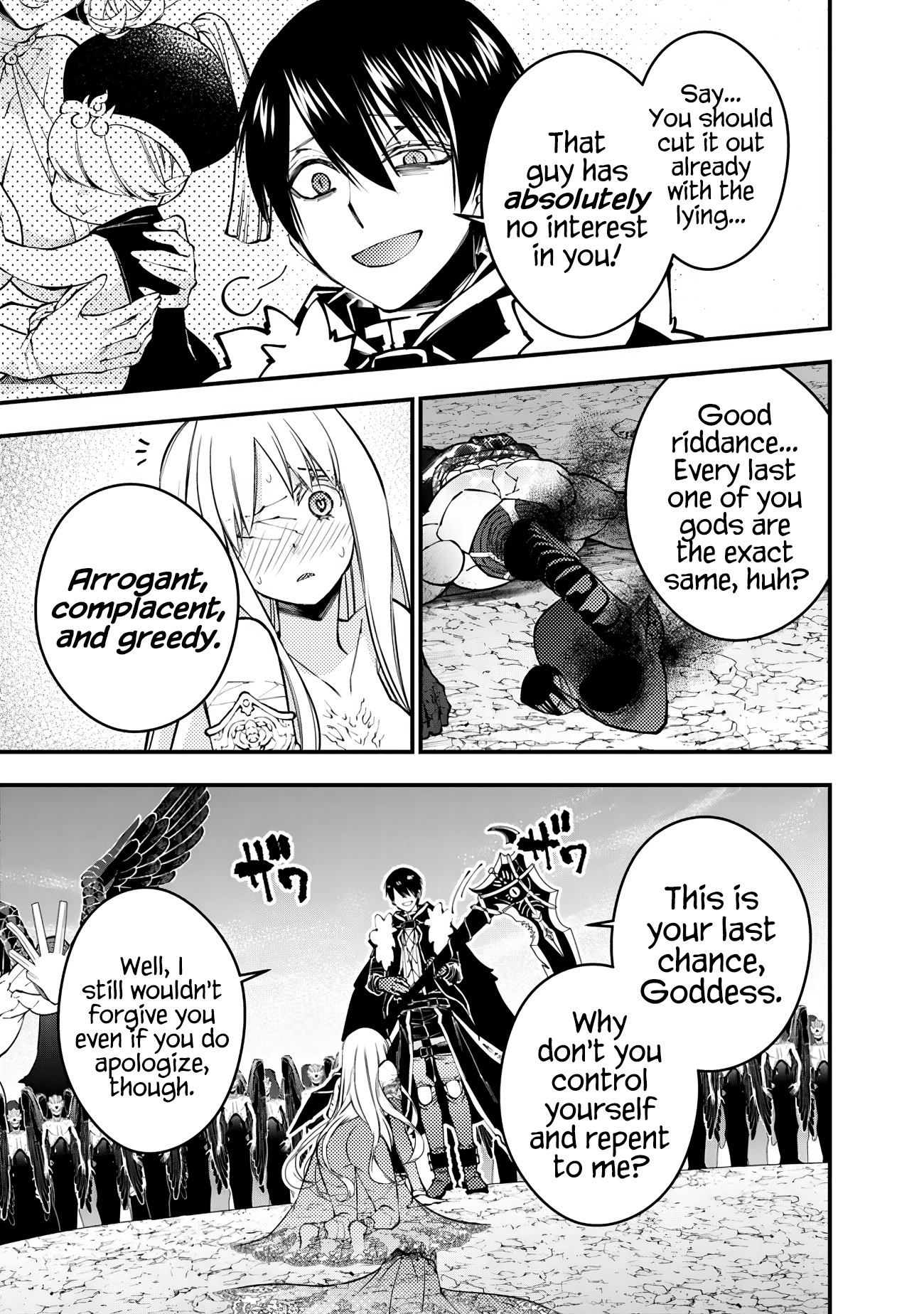 Halaman dari Fukushuu o Koinegau Saikyou Yuusha wa, Yami no Chikara de Senmetsu Musou Suru Chapter 80