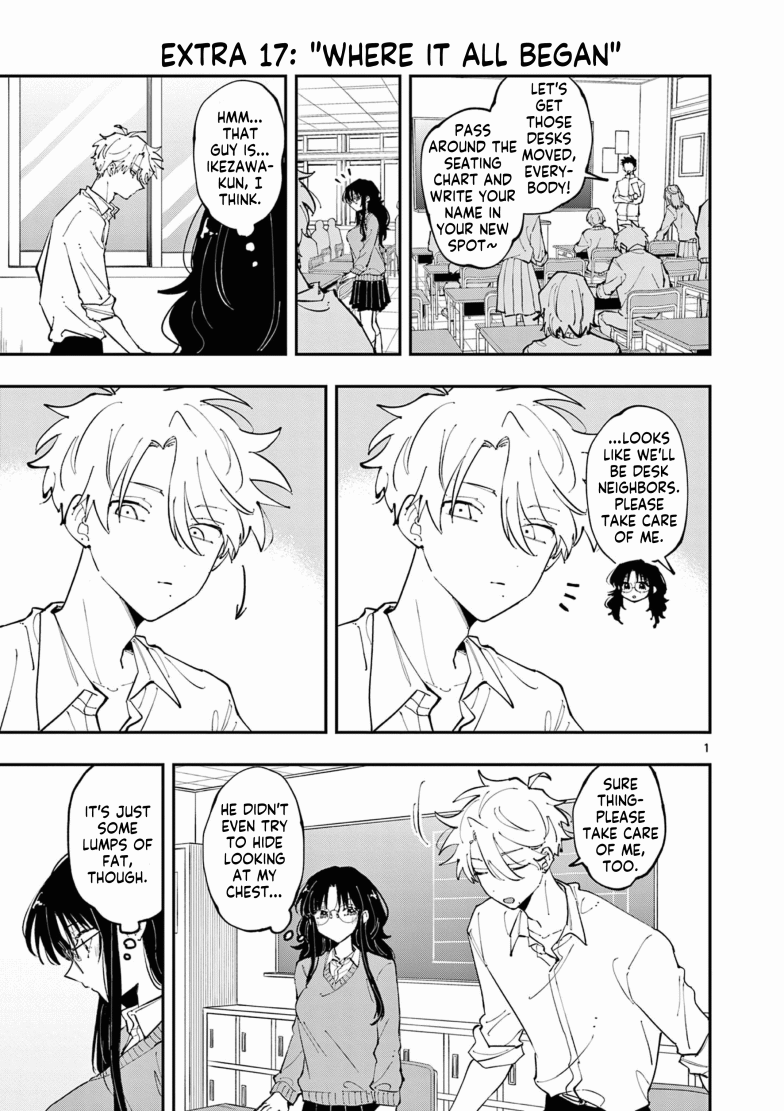 Halaman dari Tonari no Seki no Yatsu ga Souiu Me de Mitekuru Chapter 17.1