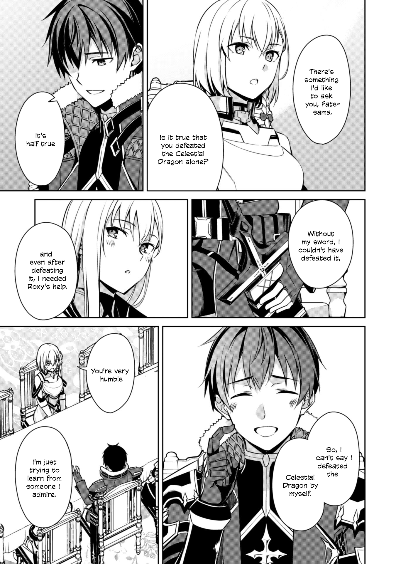 Halaman dari Boushoku no Berserk ~Ore dake Level to Iu Gainen wo Toppa suru~ Chapter 57