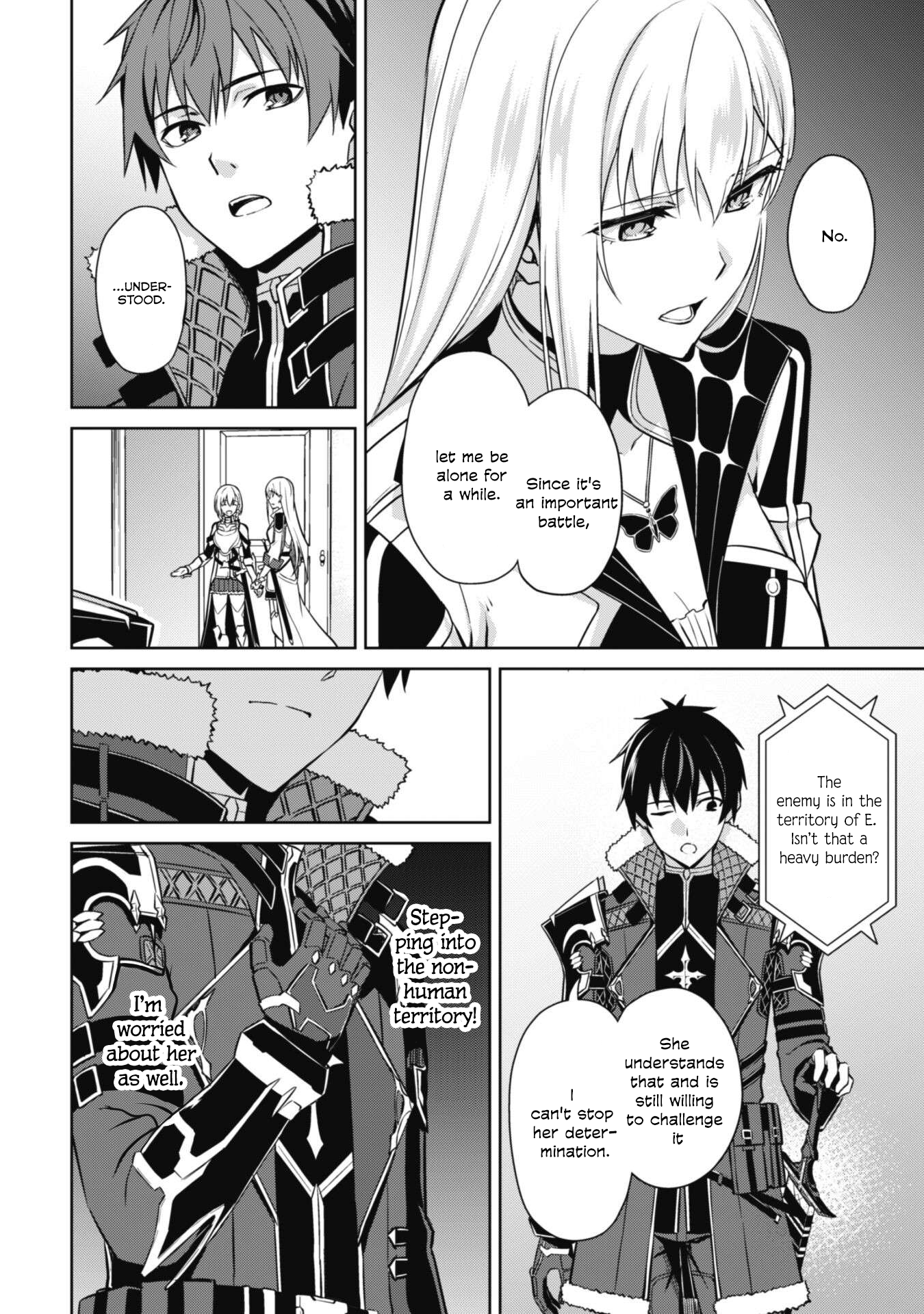 Halaman dari Boushoku no Berserk ~Ore dake Level to Iu Gainen wo Toppa suru~ Chapter 57