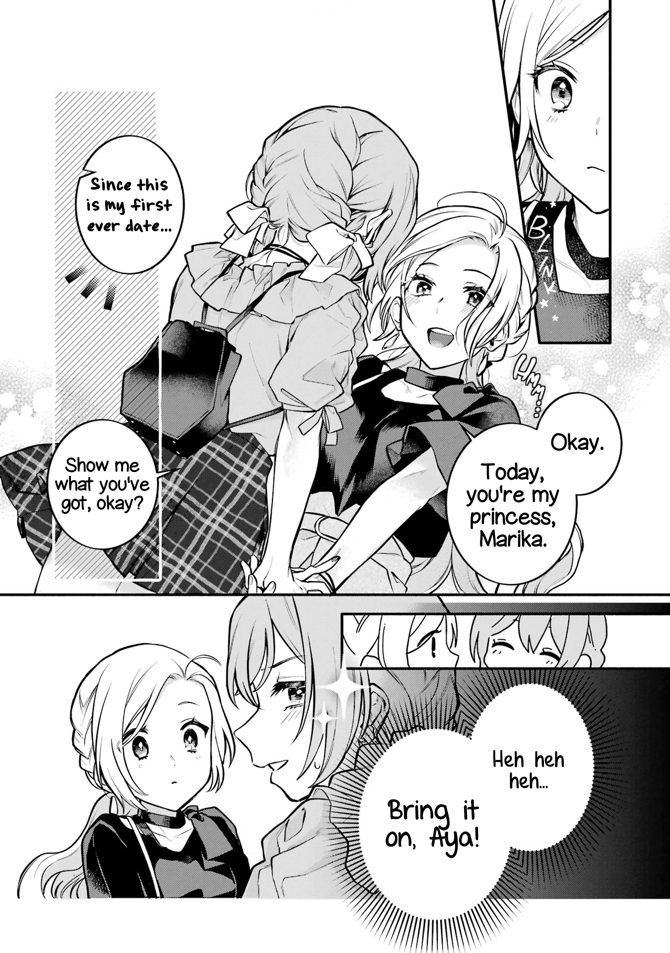 Halaman dari Onna Doushi toka Arienai desho to Iiharu Onnanoko wo, Hyakunichikan de Tetteiteki ni Otosu Yuri no Ohanashi Chapter 7