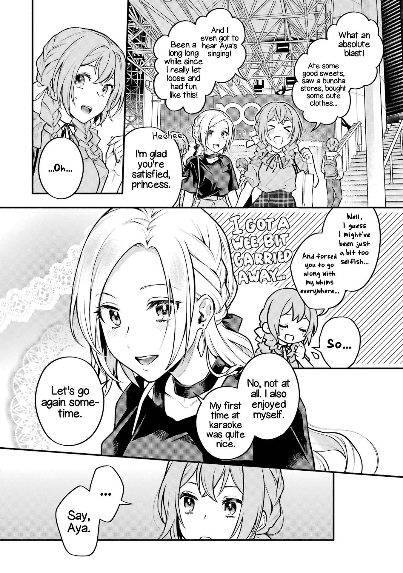 Halaman dari Onna Doushi toka Arienai desho to Iiharu Onnanoko wo, Hyakunichikan de Tetteiteki ni Otosu Yuri no Ohanashi Chapter 7