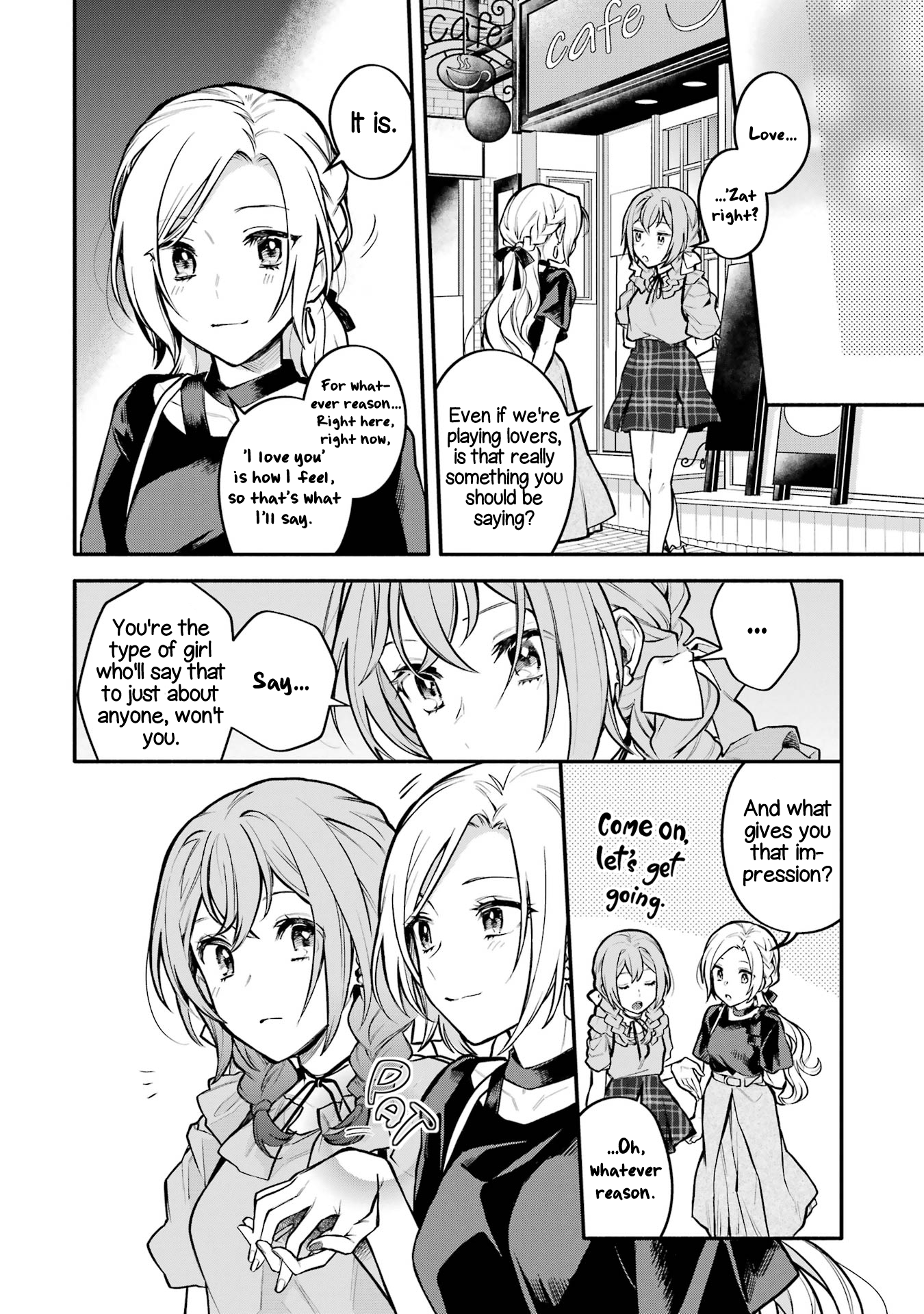 Halaman dari Onna Doushi toka Arienai desho to Iiharu Onnanoko wo, Hyakunichikan de Tetteiteki ni Otosu Yuri no Ohanashi Chapter 7