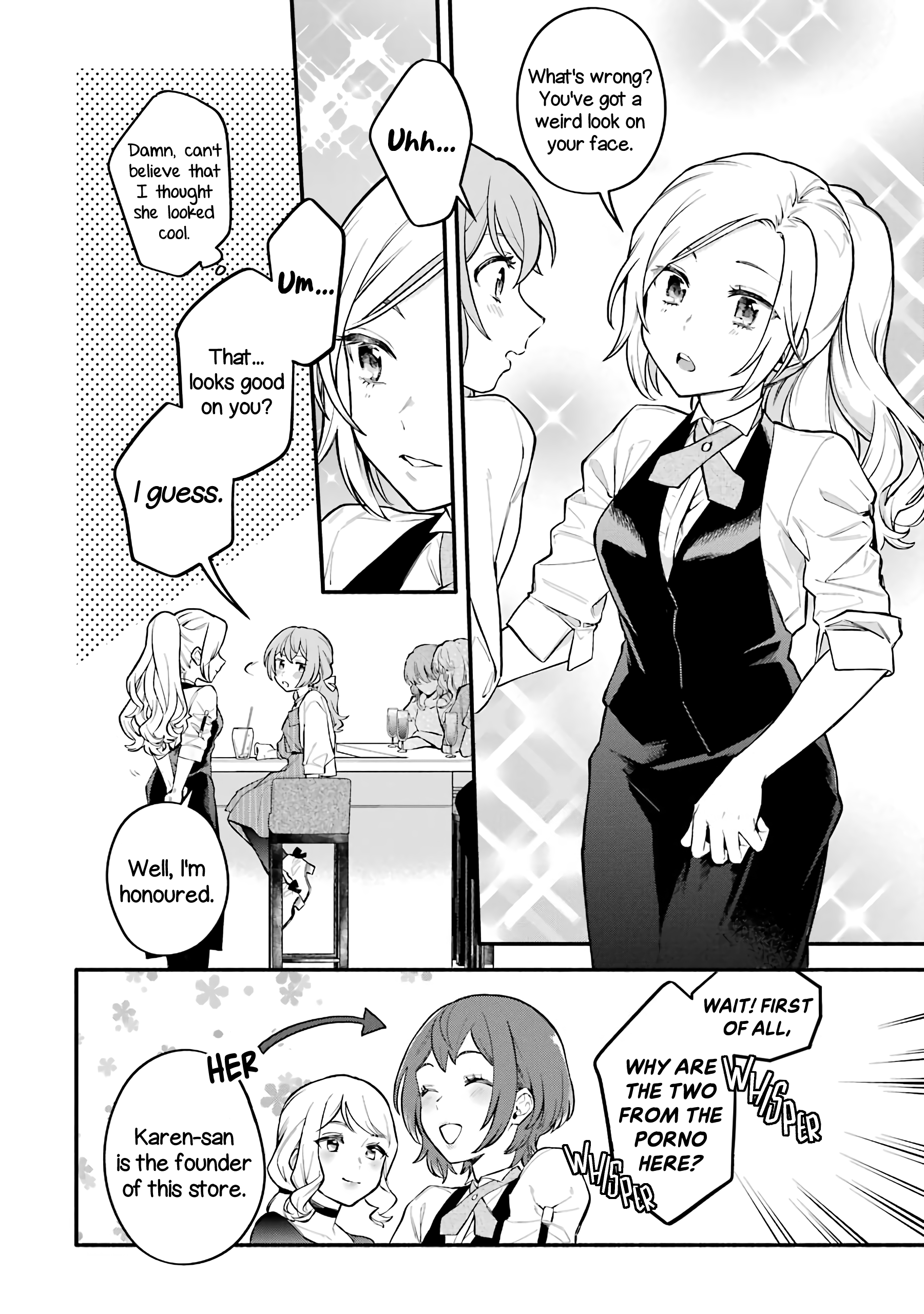 Halaman dari Onna Doushi toka Arienai desho to Iiharu Onnanoko wo, Hyakunichikan de Tetteiteki ni Otosu Yuri no Ohanashi Chapter 5