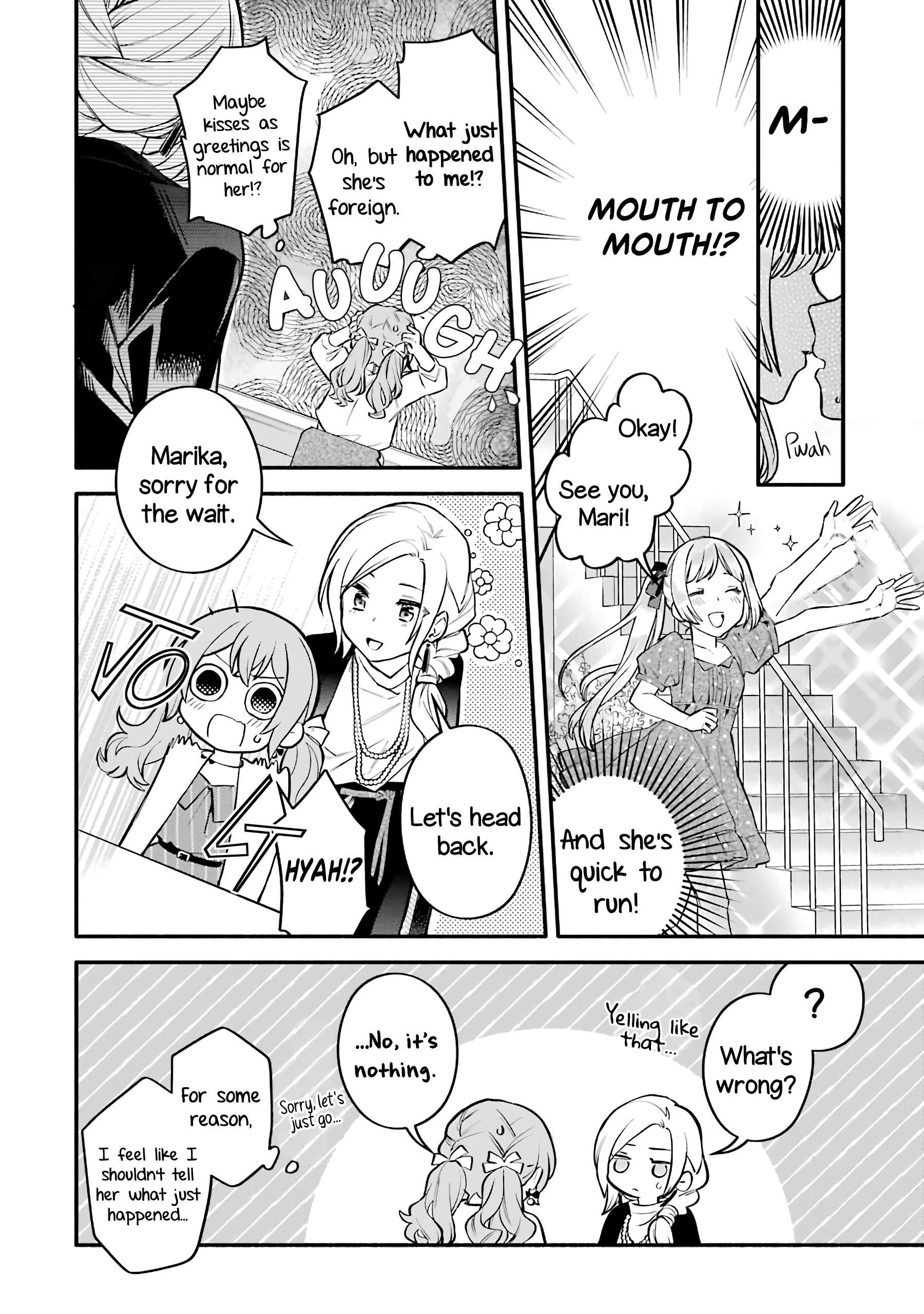 Halaman dari Onna Doushi toka Arienai desho to Iiharu Onnanoko wo, Hyakunichikan de Tetteiteki ni Otosu Yuri no Ohanashi Chapter 5