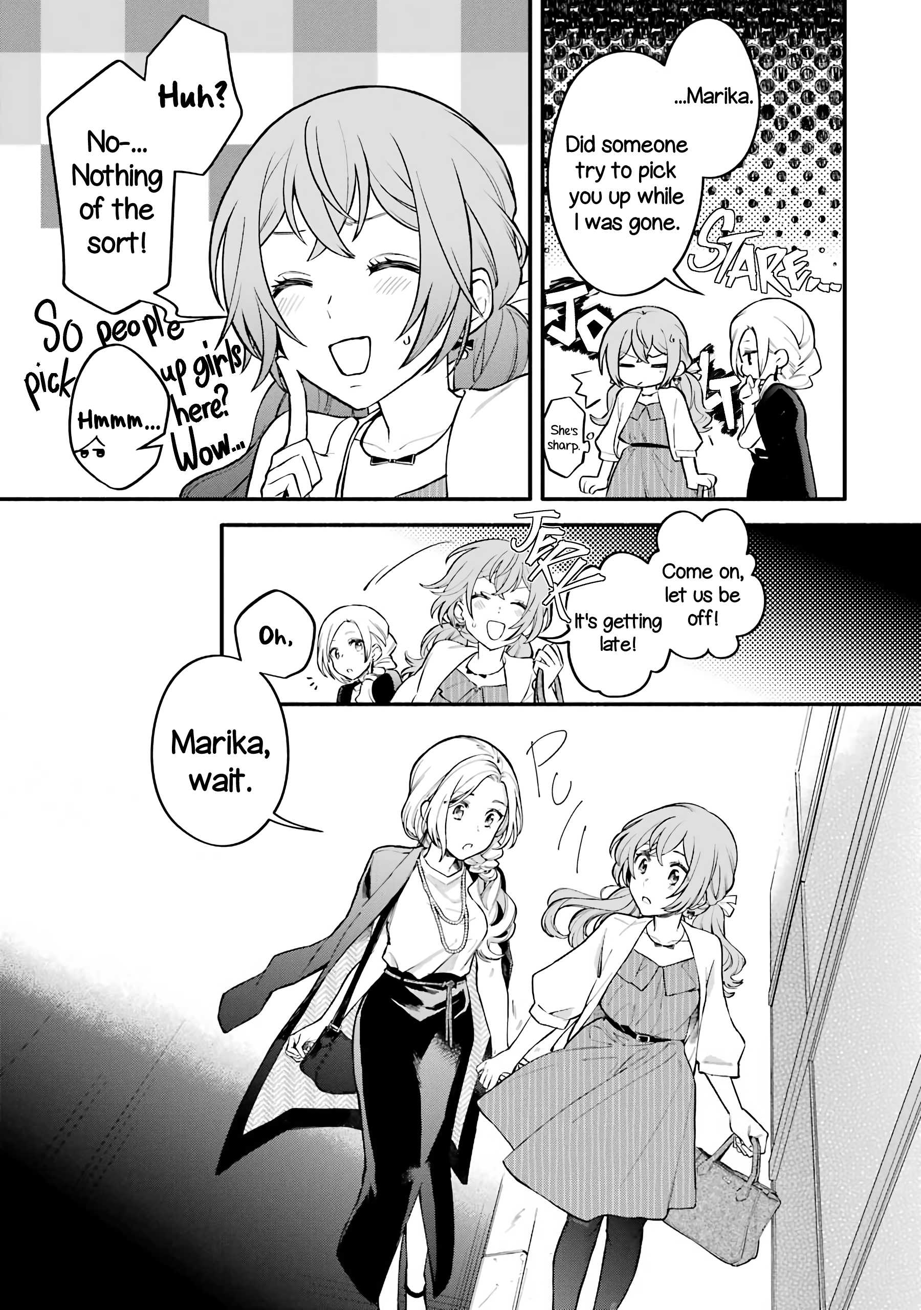 Halaman dari Onna Doushi toka Arienai desho to Iiharu Onnanoko wo, Hyakunichikan de Tetteiteki ni Otosu Yuri no Ohanashi Chapter 5