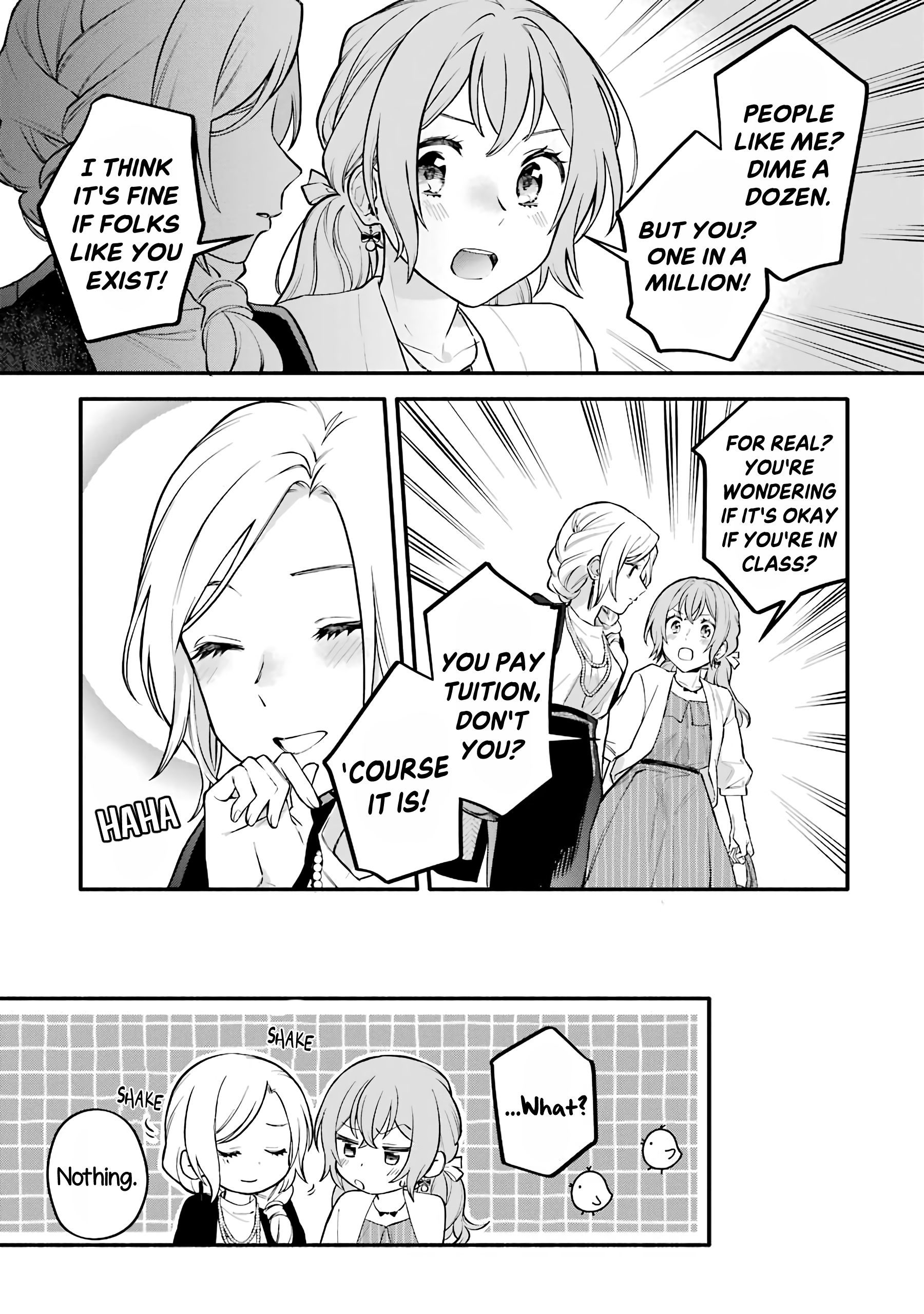 Halaman dari Onna Doushi toka Arienai desho to Iiharu Onnanoko wo, Hyakunichikan de Tetteiteki ni Otosu Yuri no Ohanashi Chapter 5