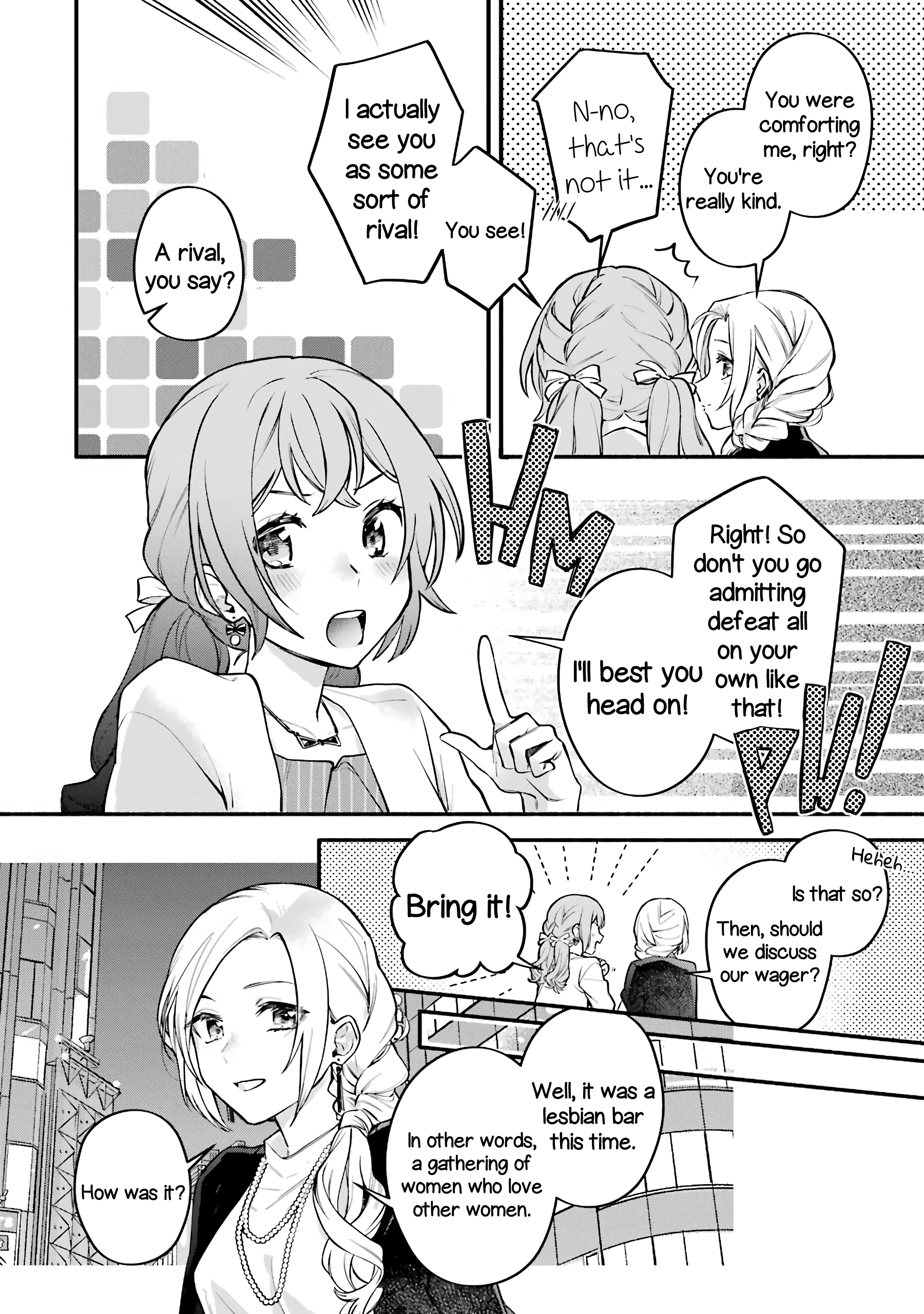 Halaman dari Onna Doushi toka Arienai desho to Iiharu Onnanoko wo, Hyakunichikan de Tetteiteki ni Otosu Yuri no Ohanashi Chapter 5
