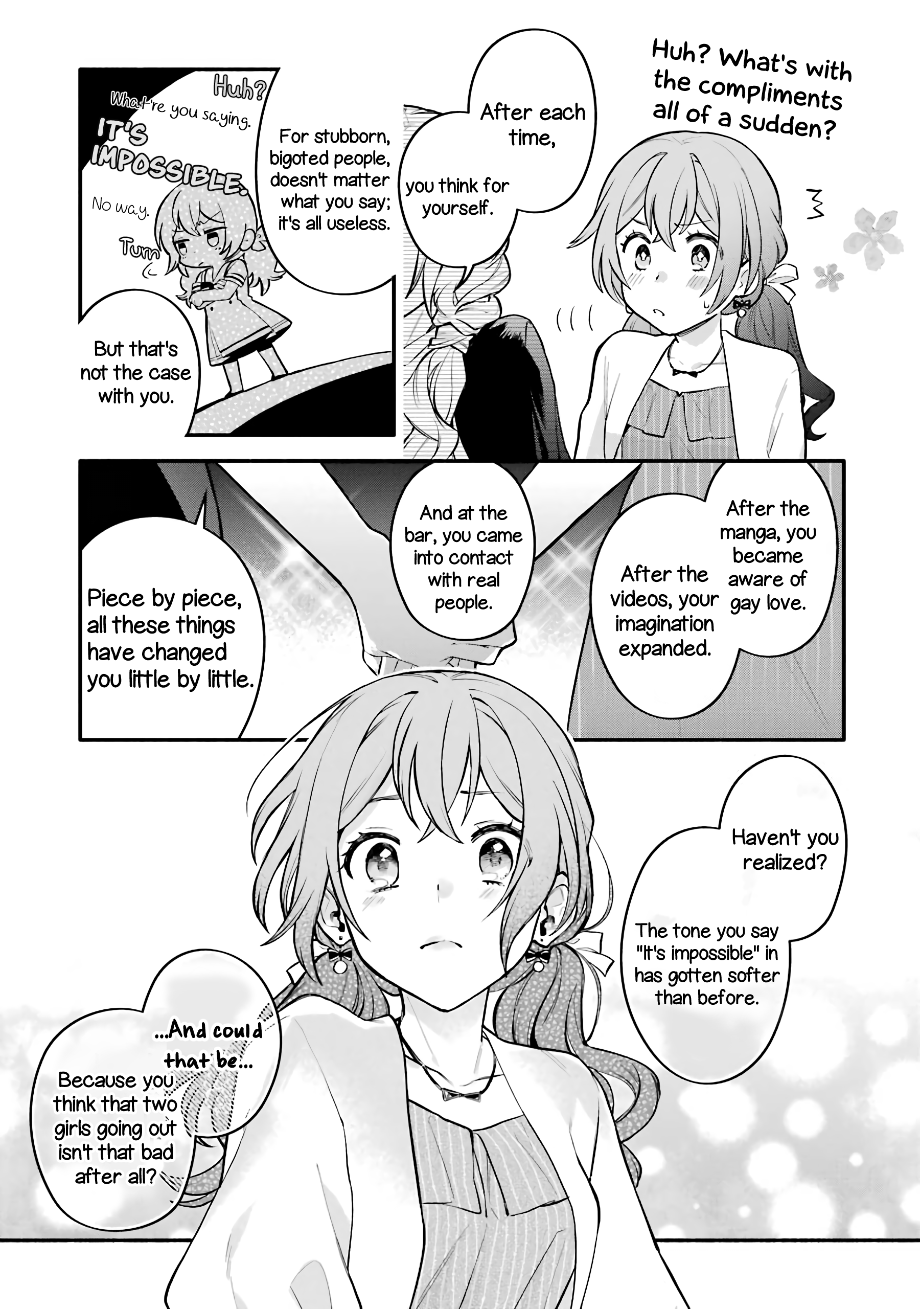 Halaman dari Onna Doushi toka Arienai desho to Iiharu Onnanoko wo, Hyakunichikan de Tetteiteki ni Otosu Yuri no Ohanashi Chapter 5