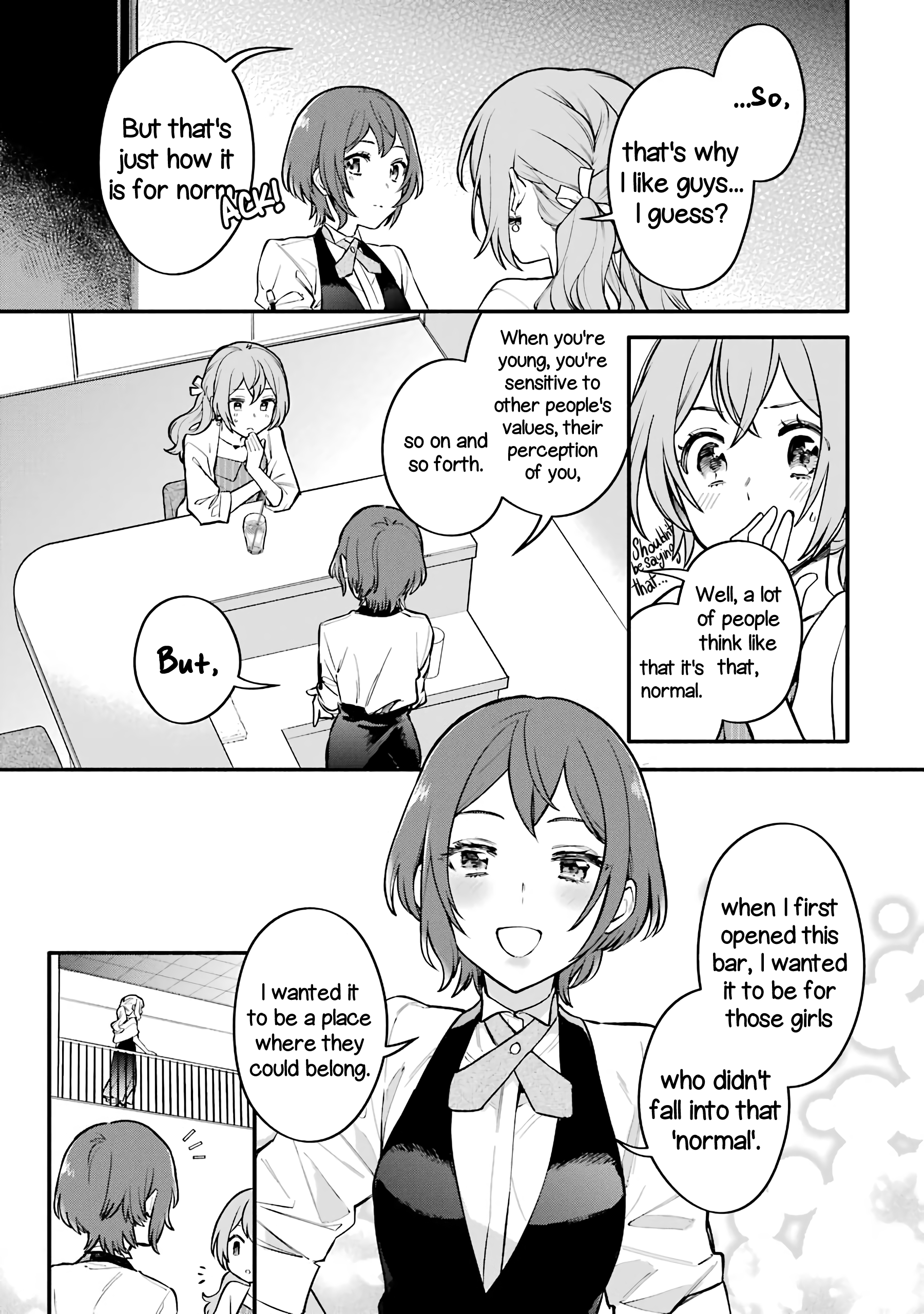 Halaman dari Onna Doushi toka Arienai desho to Iiharu Onnanoko wo, Hyakunichikan de Tetteiteki ni Otosu Yuri no Ohanashi Chapter 5
