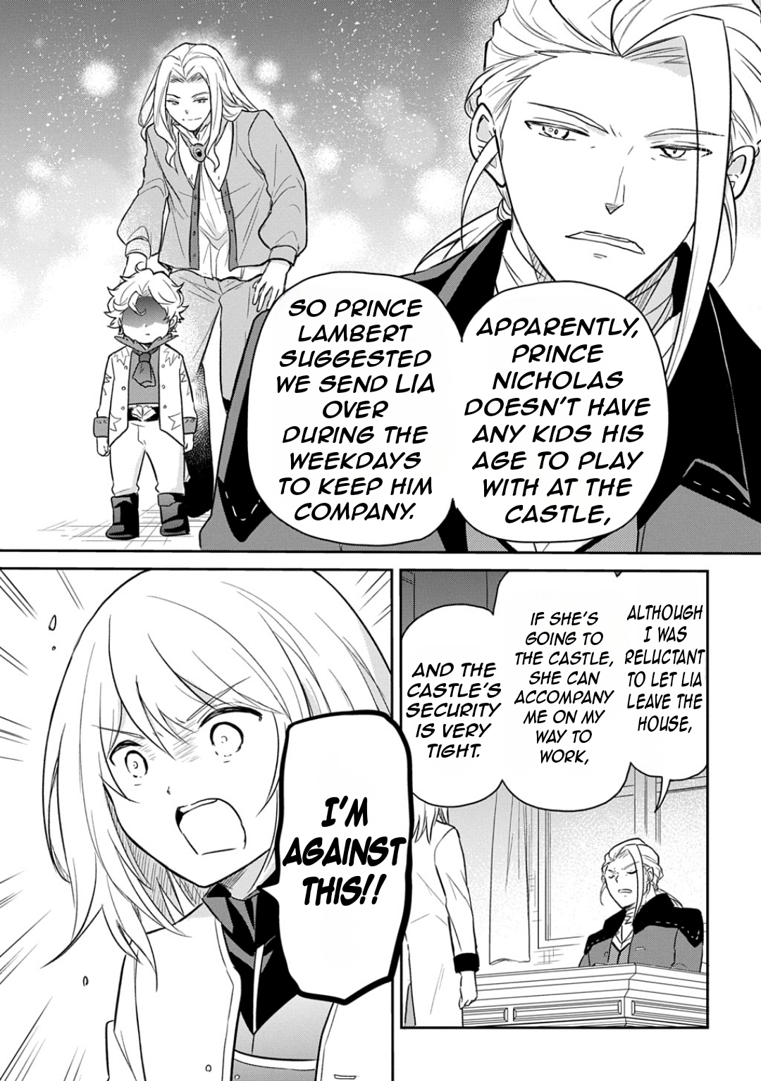 Halaman dari Tensei Youjo wa Akiramenai Chapter 49