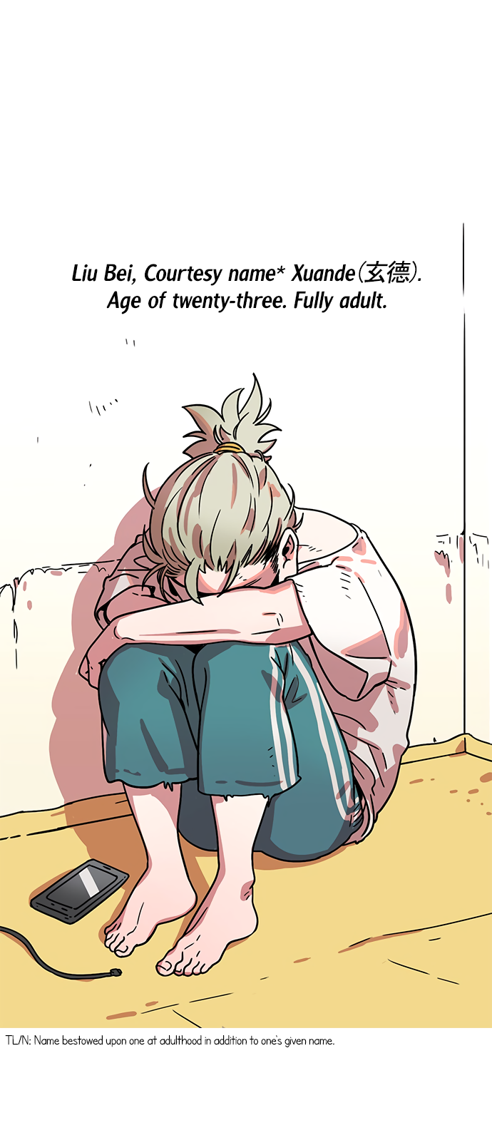 Halaman dari Texts of the Three Kingdoms Chapter 1