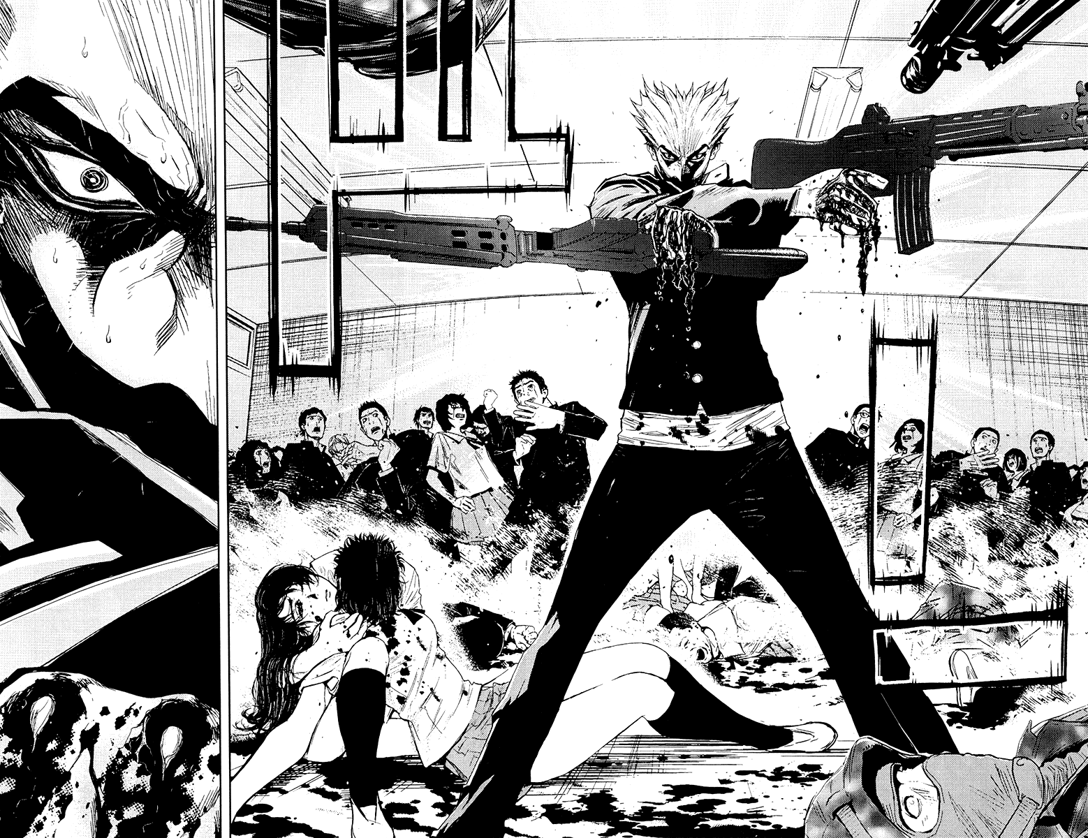 Halaman dari Akumetsu Chapter 159
