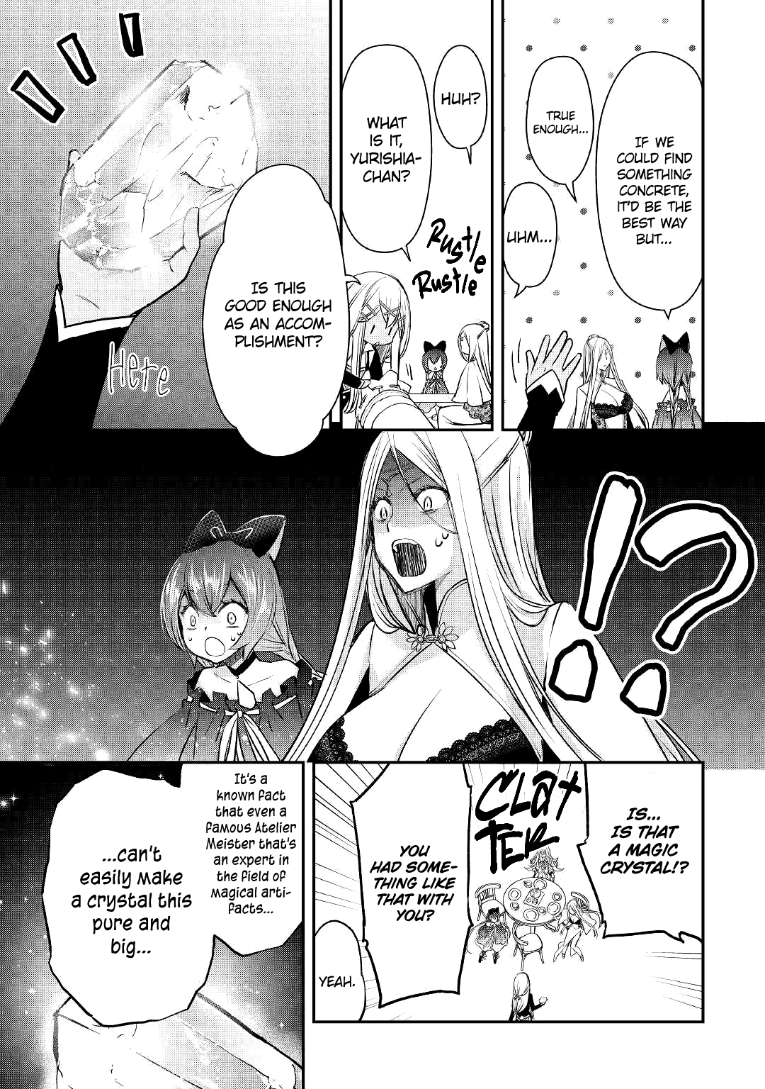 Halaman dari Kanchigai no Atelier Meister - Eiyuu Party no Moto Zatsuyougakari ga, Jitsu wa Sentou Igai ga SSS Rank Datta to Iu Yoku Aru Hanashi Chapter 7