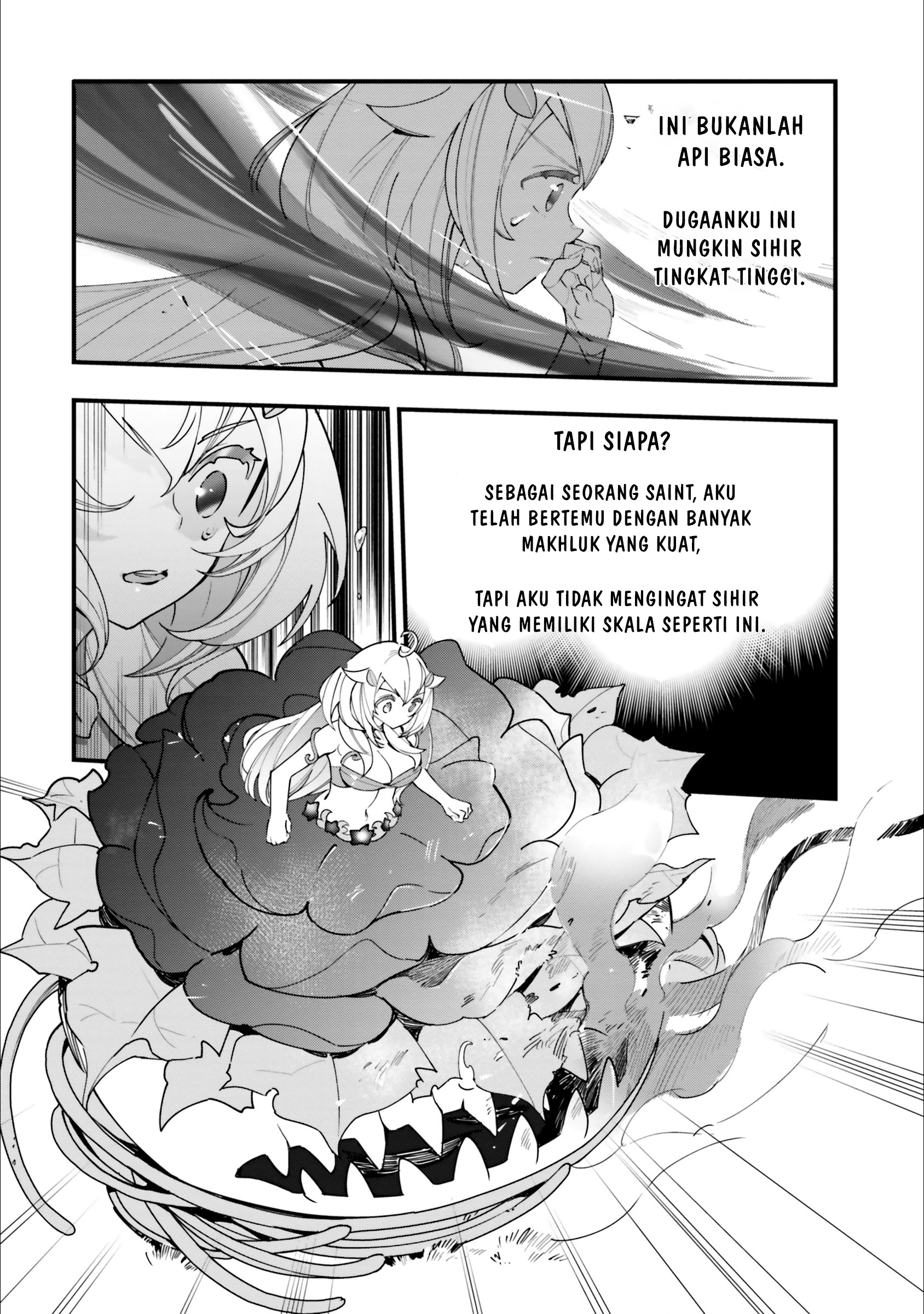 Shokubutsu Monster Musume Nikki: Seijo Datta Watashi ga Uragirareta Hate ni Alraune ni Tensei shiteshimatta node, Korekara wa Kougousei wo Shinagara Shizuka ni Shokubutsu Life wo Sugoshimasu Chapter 13 - halaman 11
